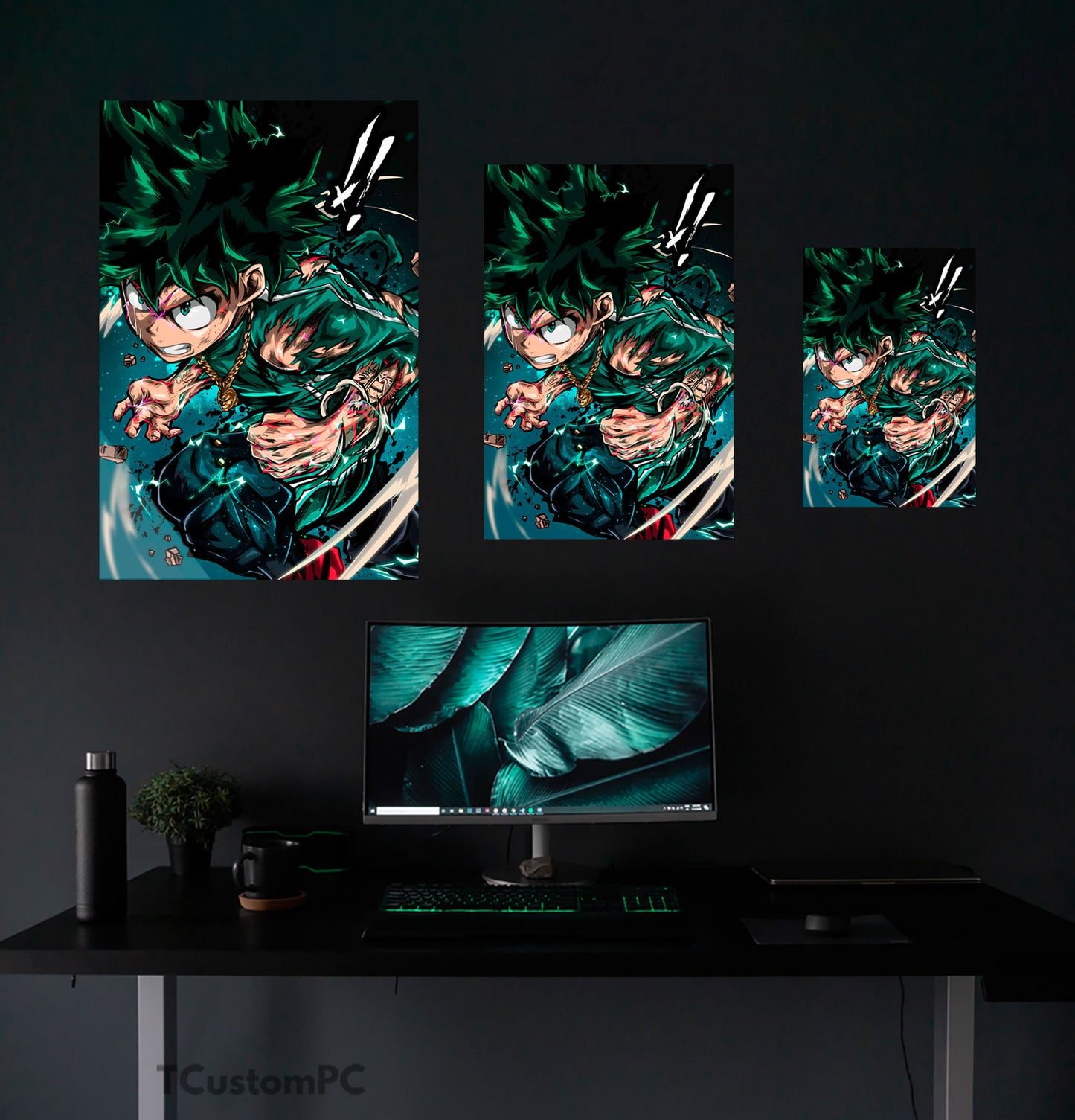 Paintings My Hero Academy, Deku