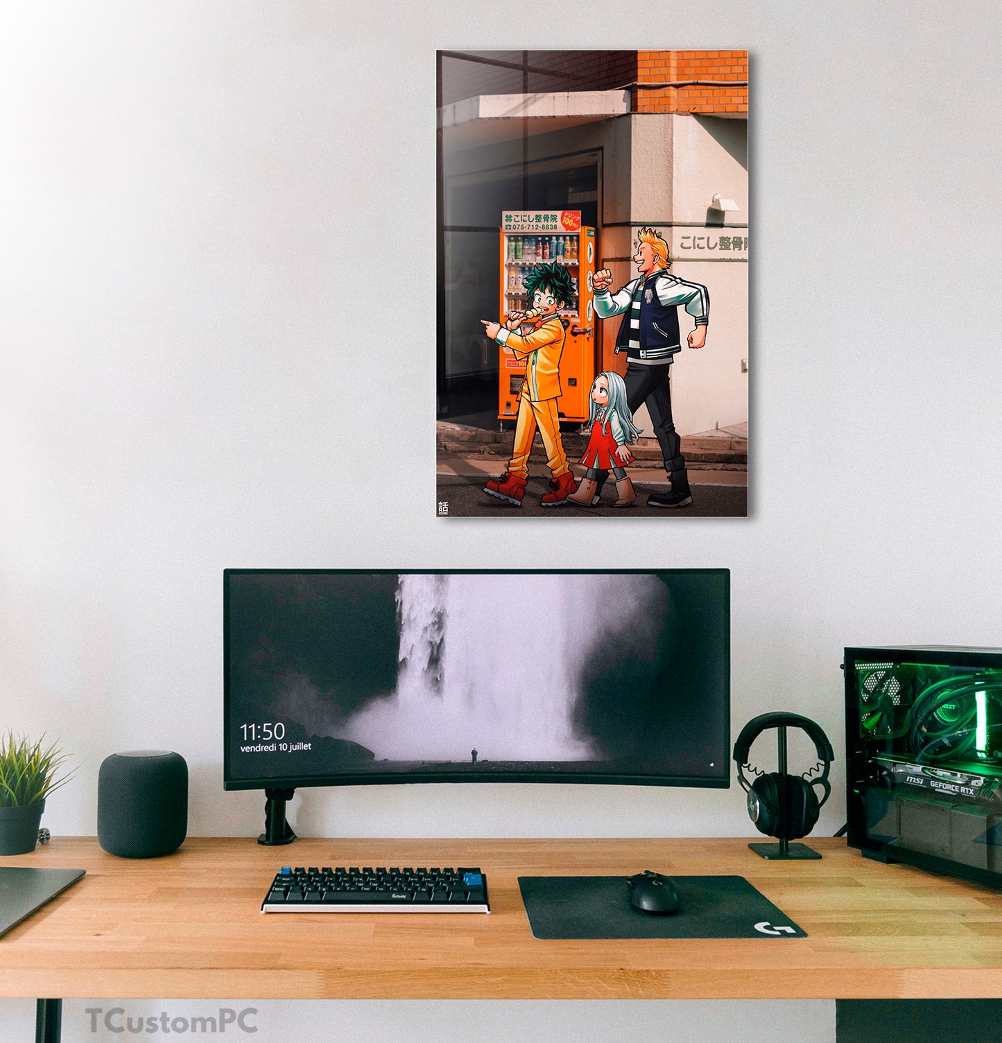 My hero academia painting