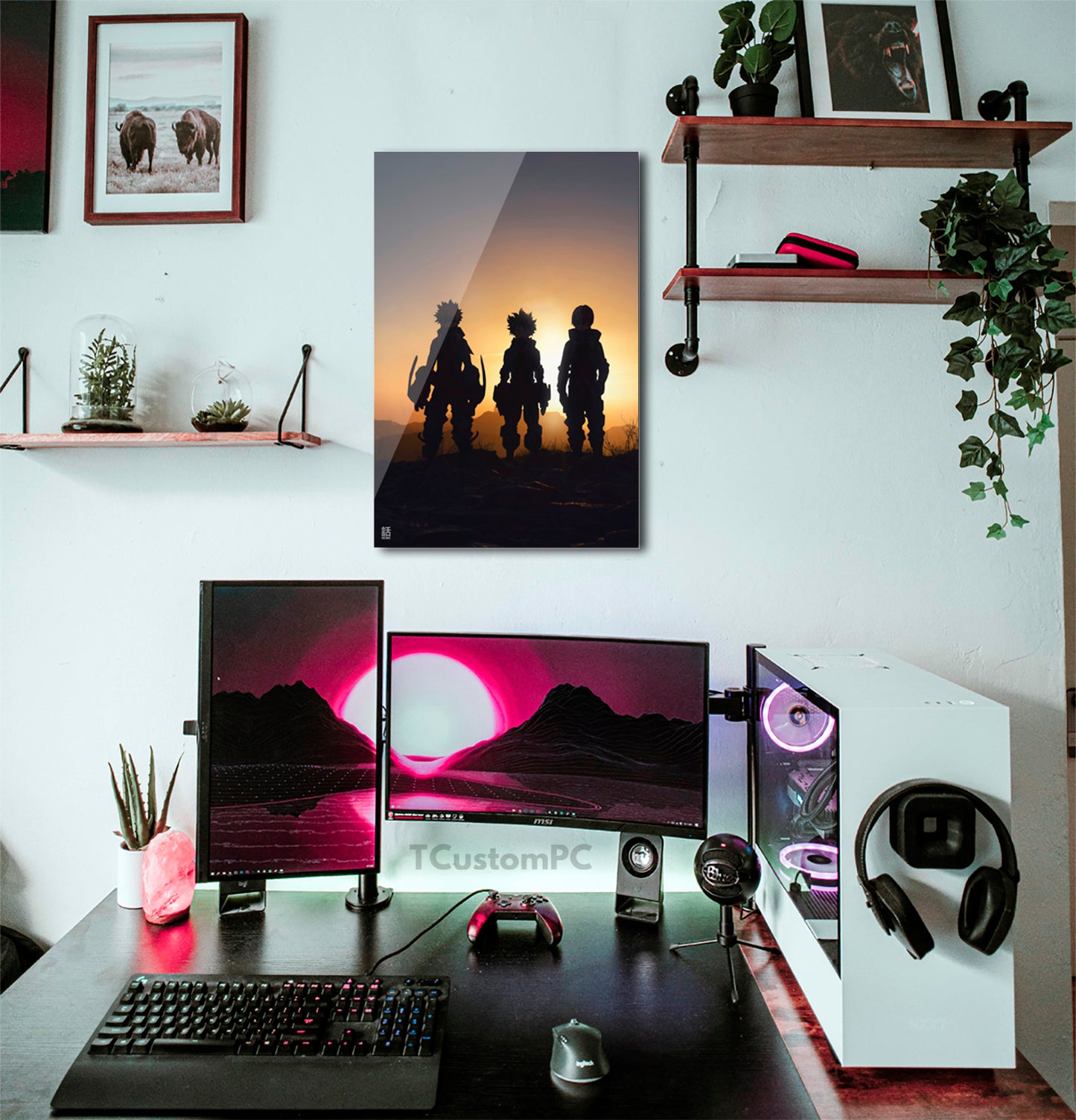 My hero academia painting
