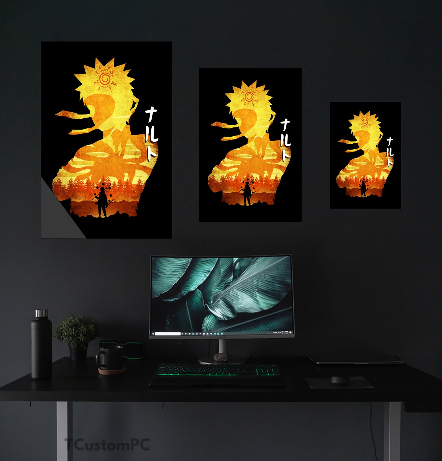 Cuadro Naruto 2 Minimalist Silhouette