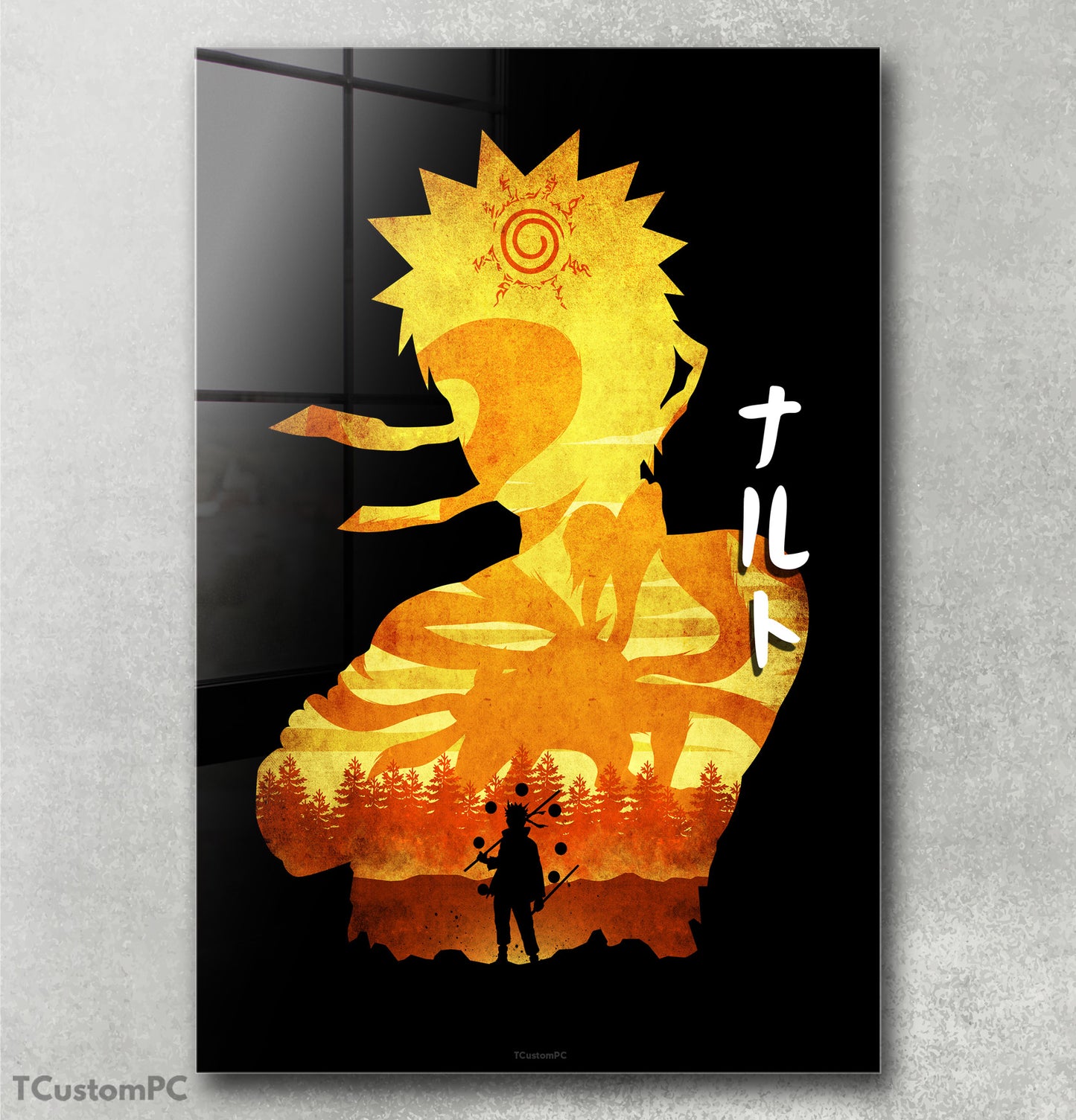 Cuadro Naruto 2 Minimalist Silhouette