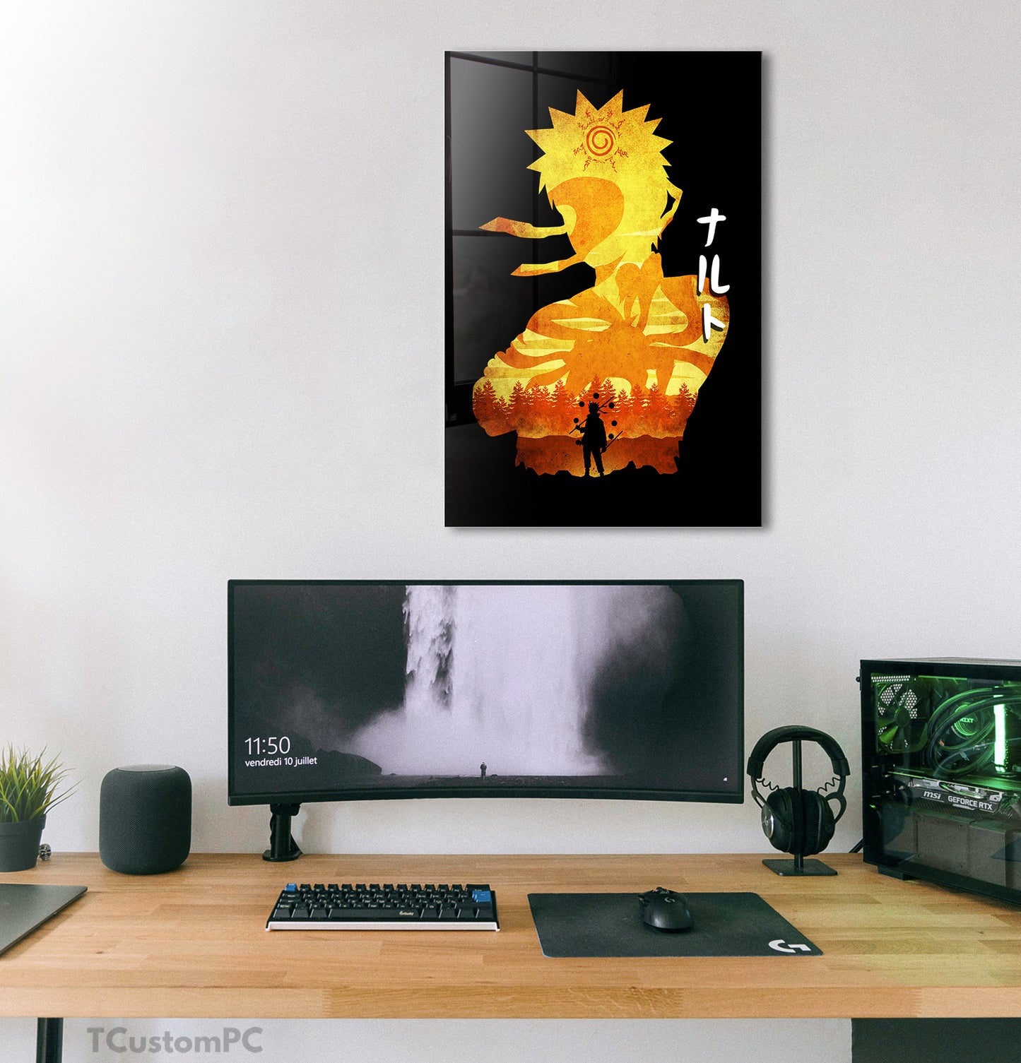Cuadro Naruto 2 Minimalist Silhouette