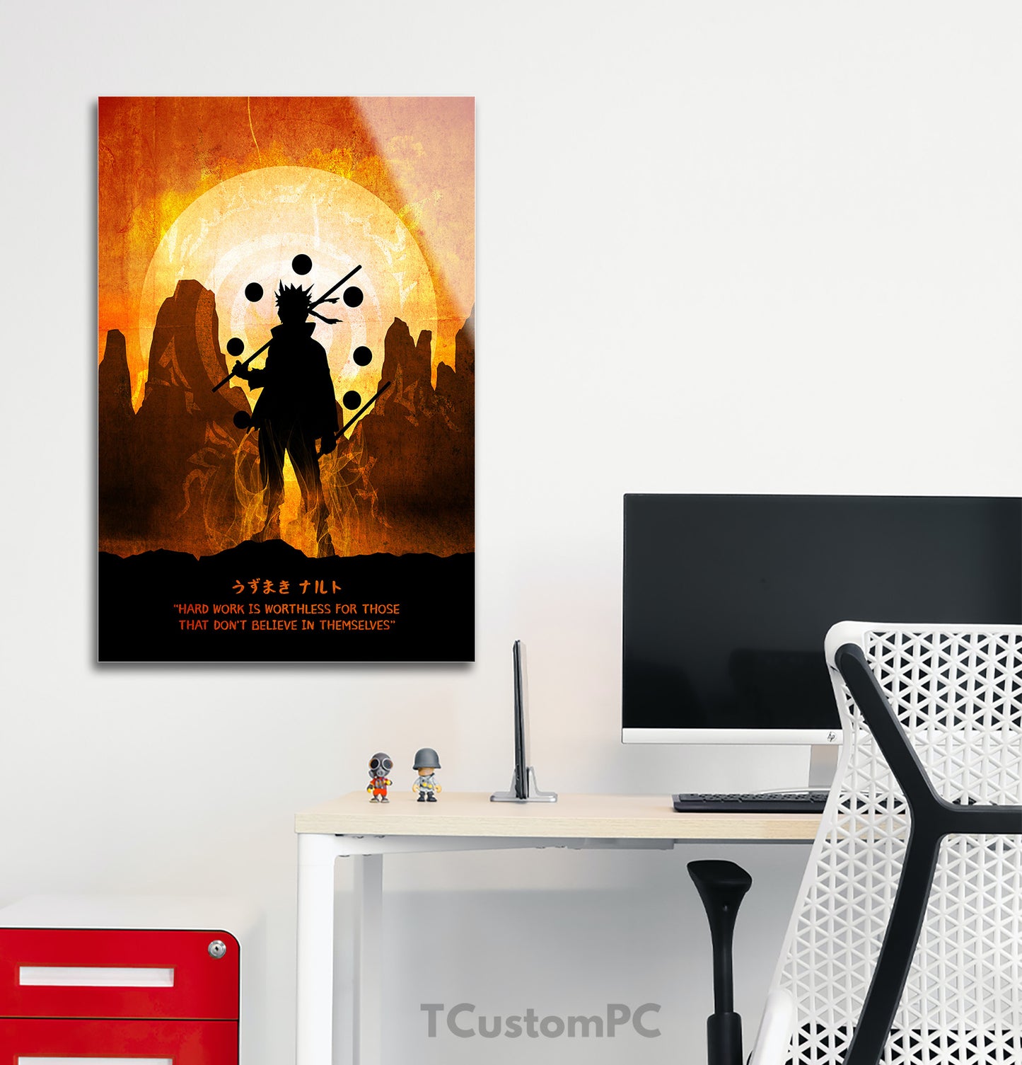 Cuadro Naruto Silhouette Moon