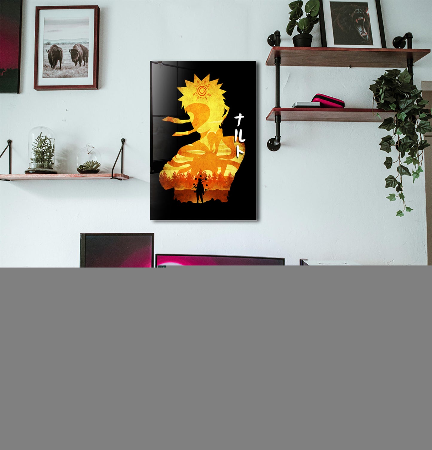 Cuadro Naruto 2 Minimalist Silhouette