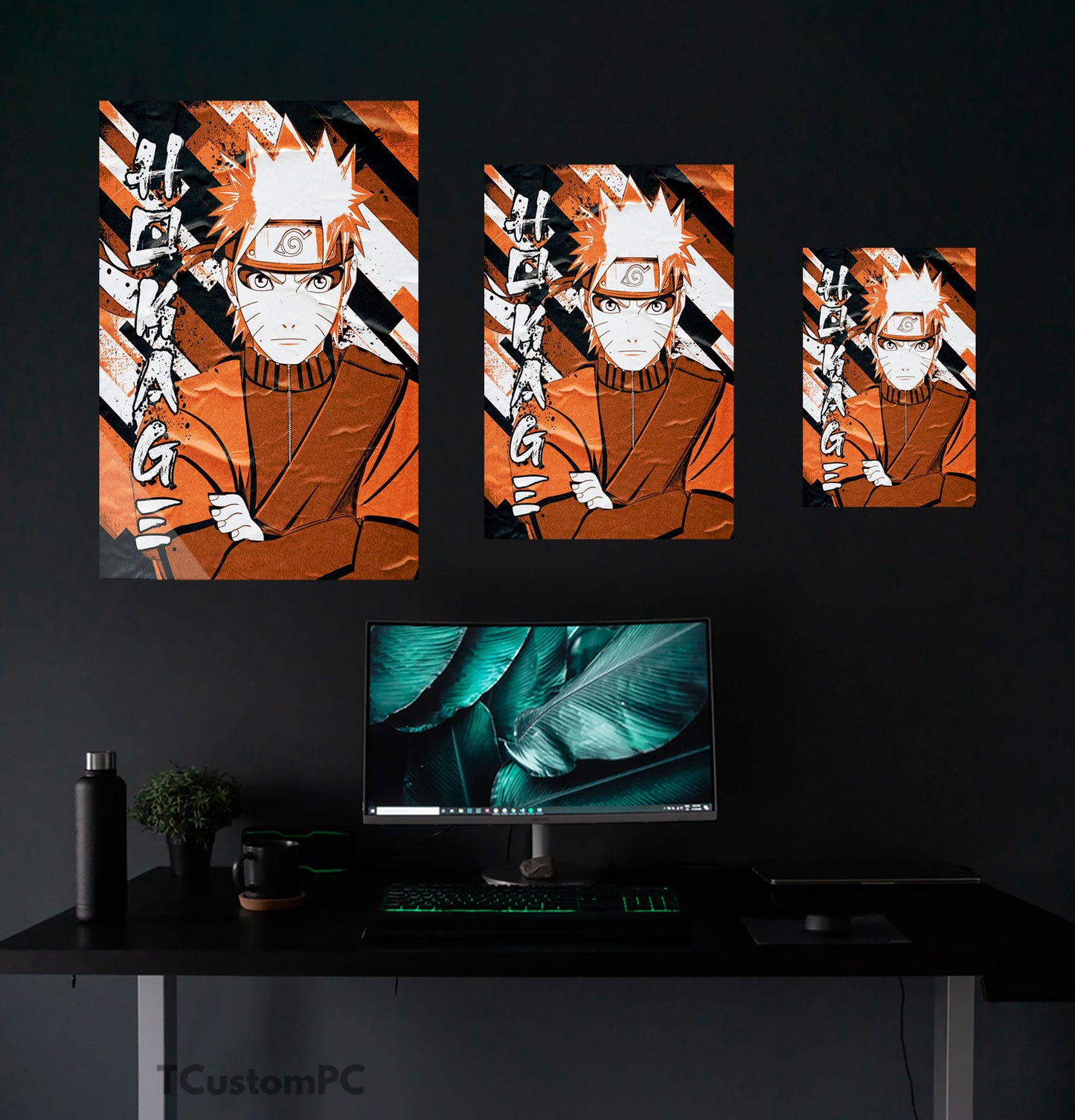 Naruto Hokage POP Grunge painting 11