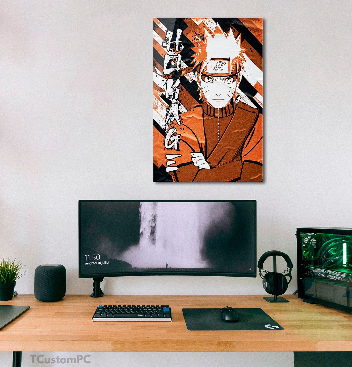 Naruto Hokage POP Grunge painting 11