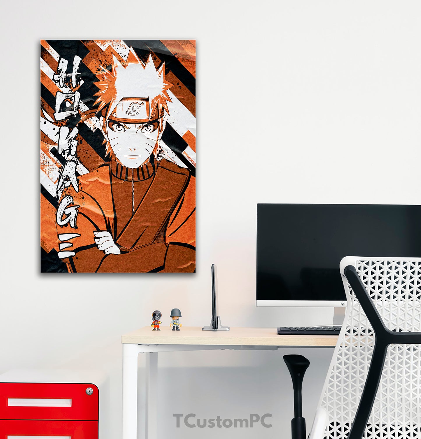 Naruto Hokage POP Grunge painting 11