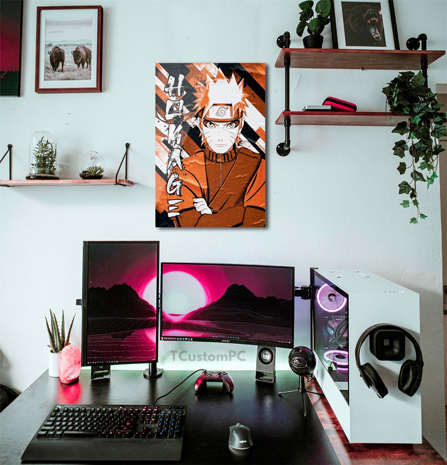 Naruto Hokage POP Grunge painting 11