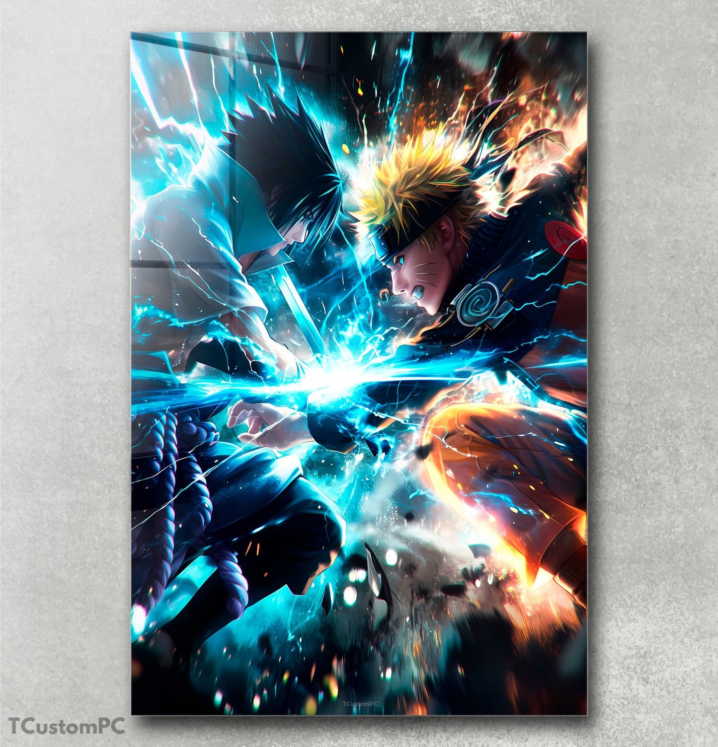 Cuadro Naruto Vs Sasuke