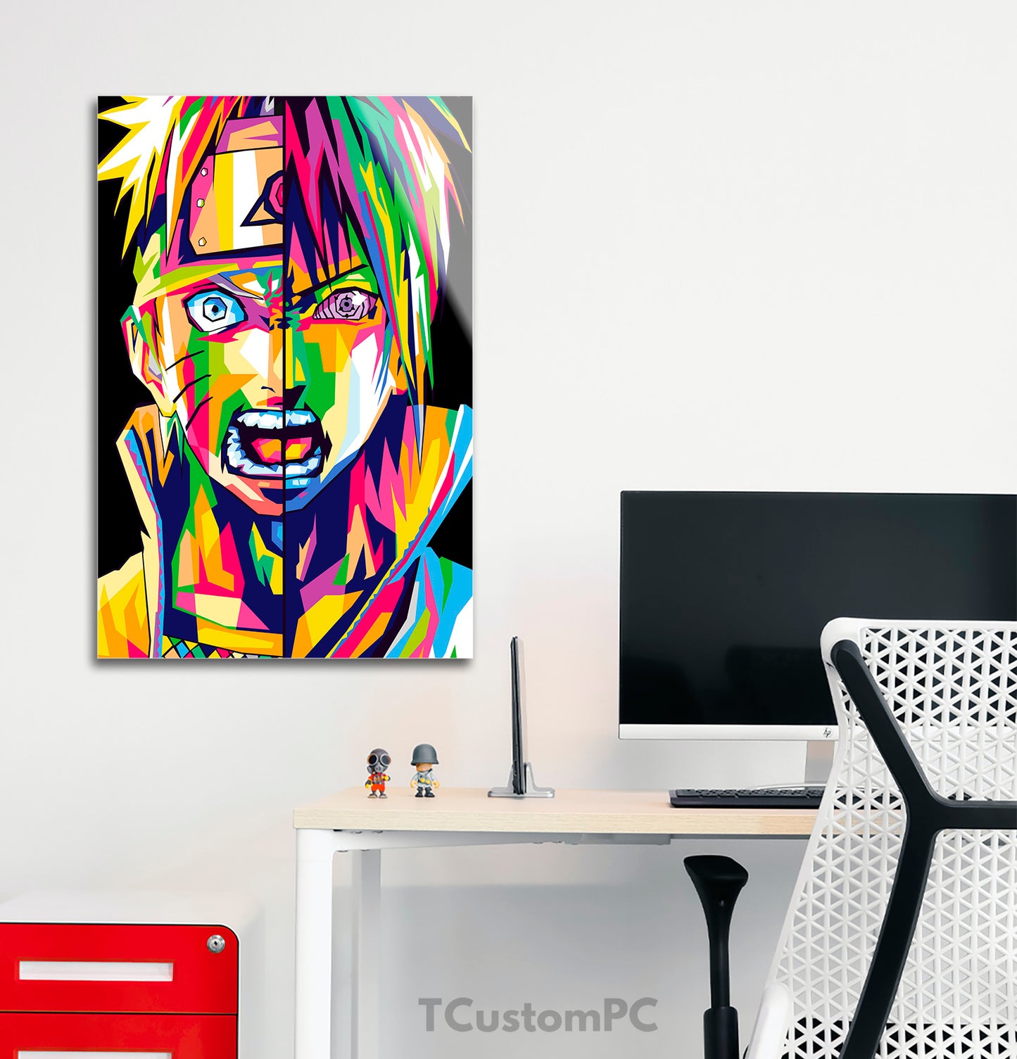 Naruto & Sasuke Colorfull painting