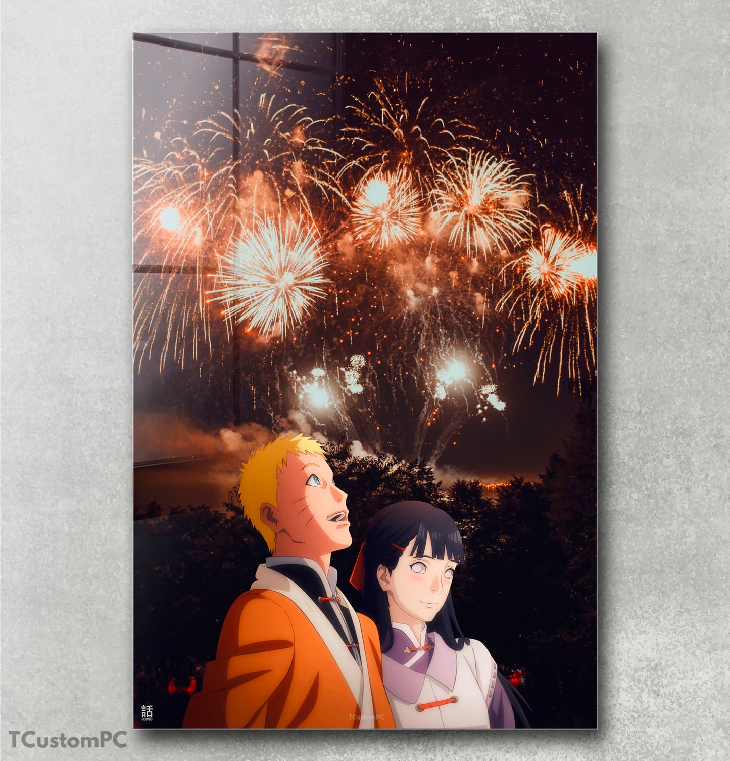 Cuadro Naruto & hinata