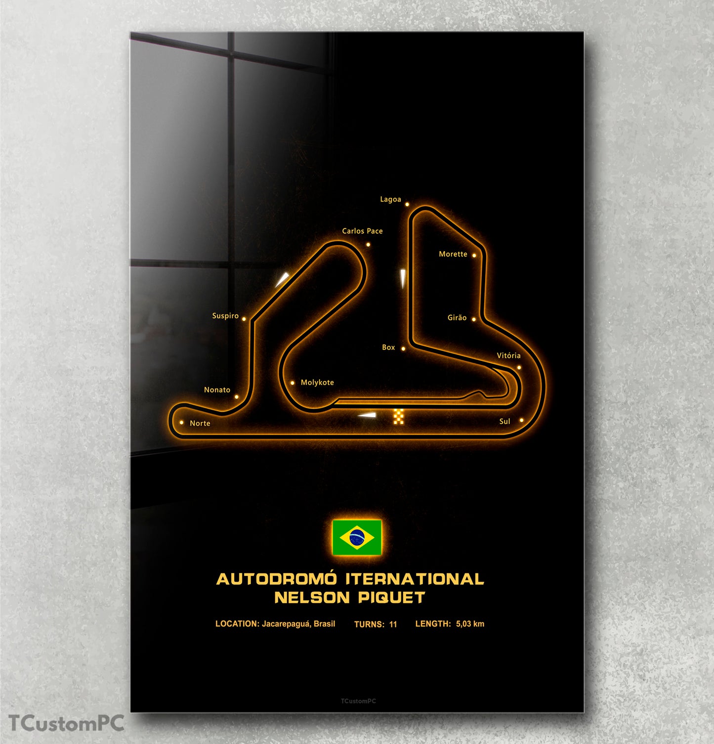 Cuadro Nelson Piquet Circuit Circuit