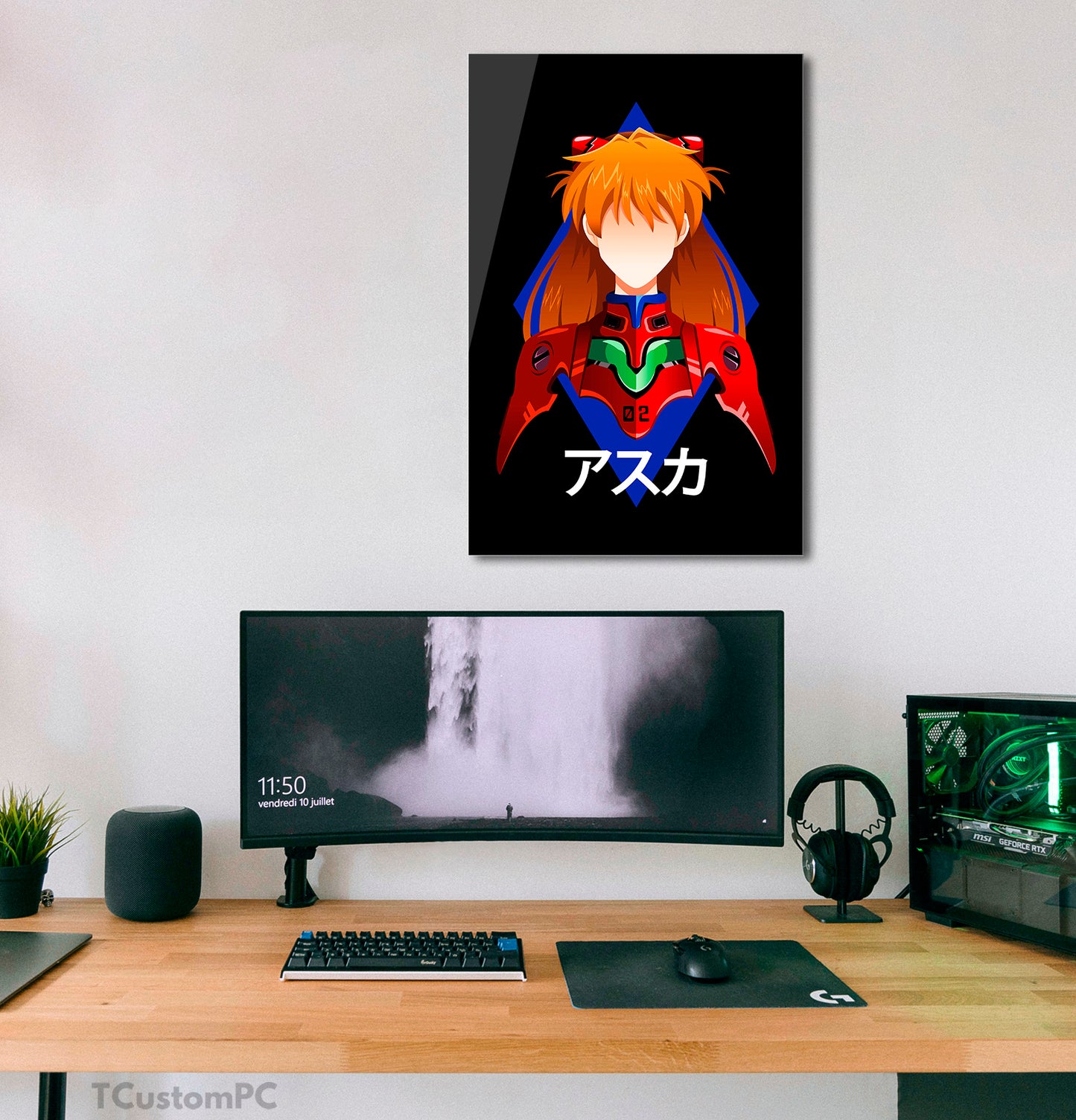 Cuadro Neon Genesis Evangelion, Asuka