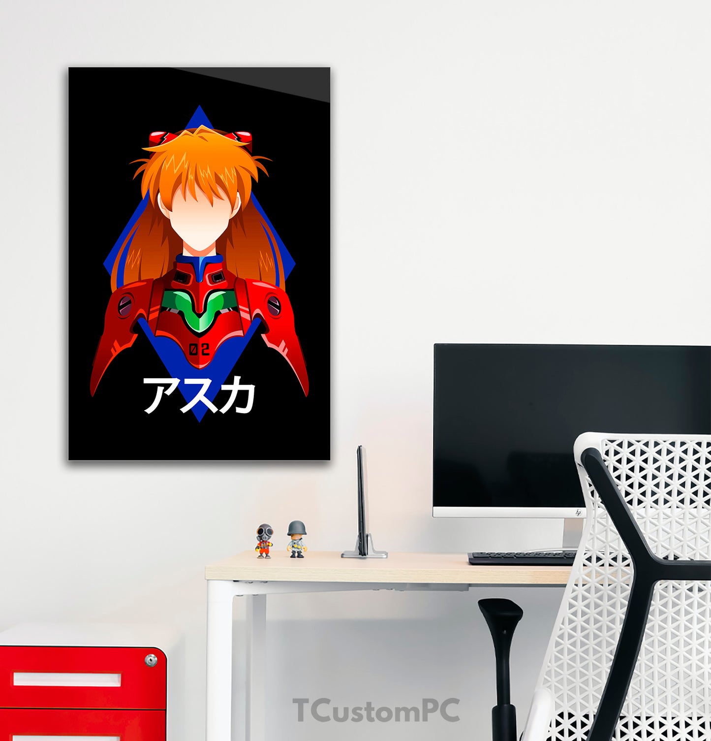 Cuadro Neon Genesis Evangelion, Asuka