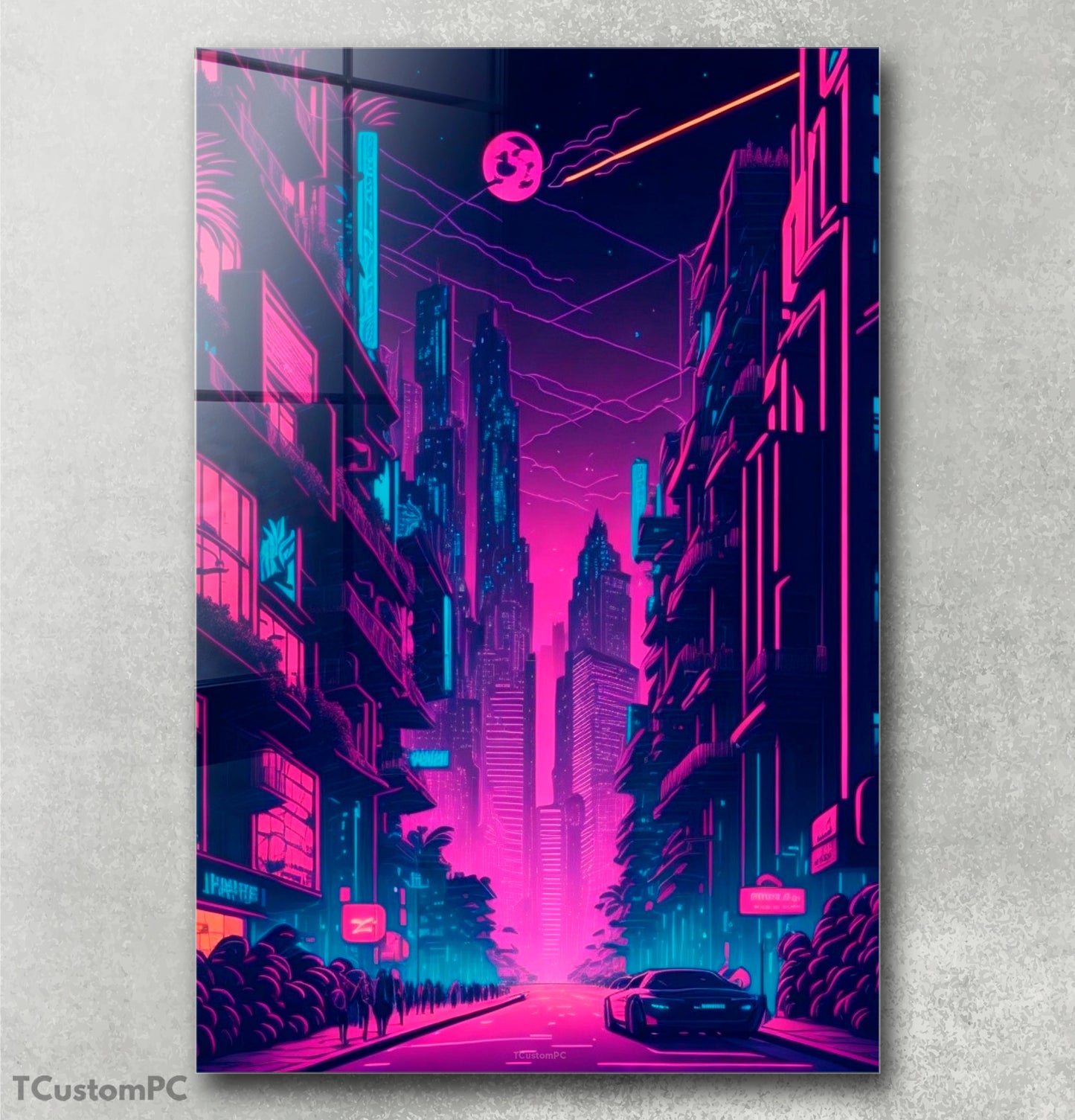 Cuadro Neon Night City in Spain