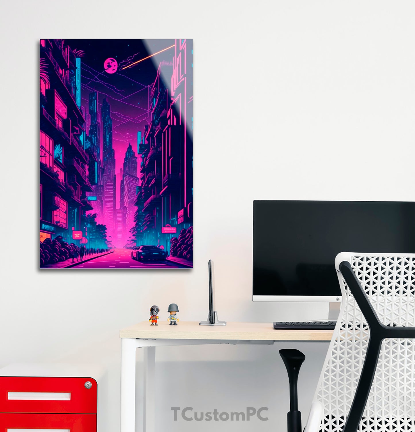 Cuadro Neon Night City in Spain