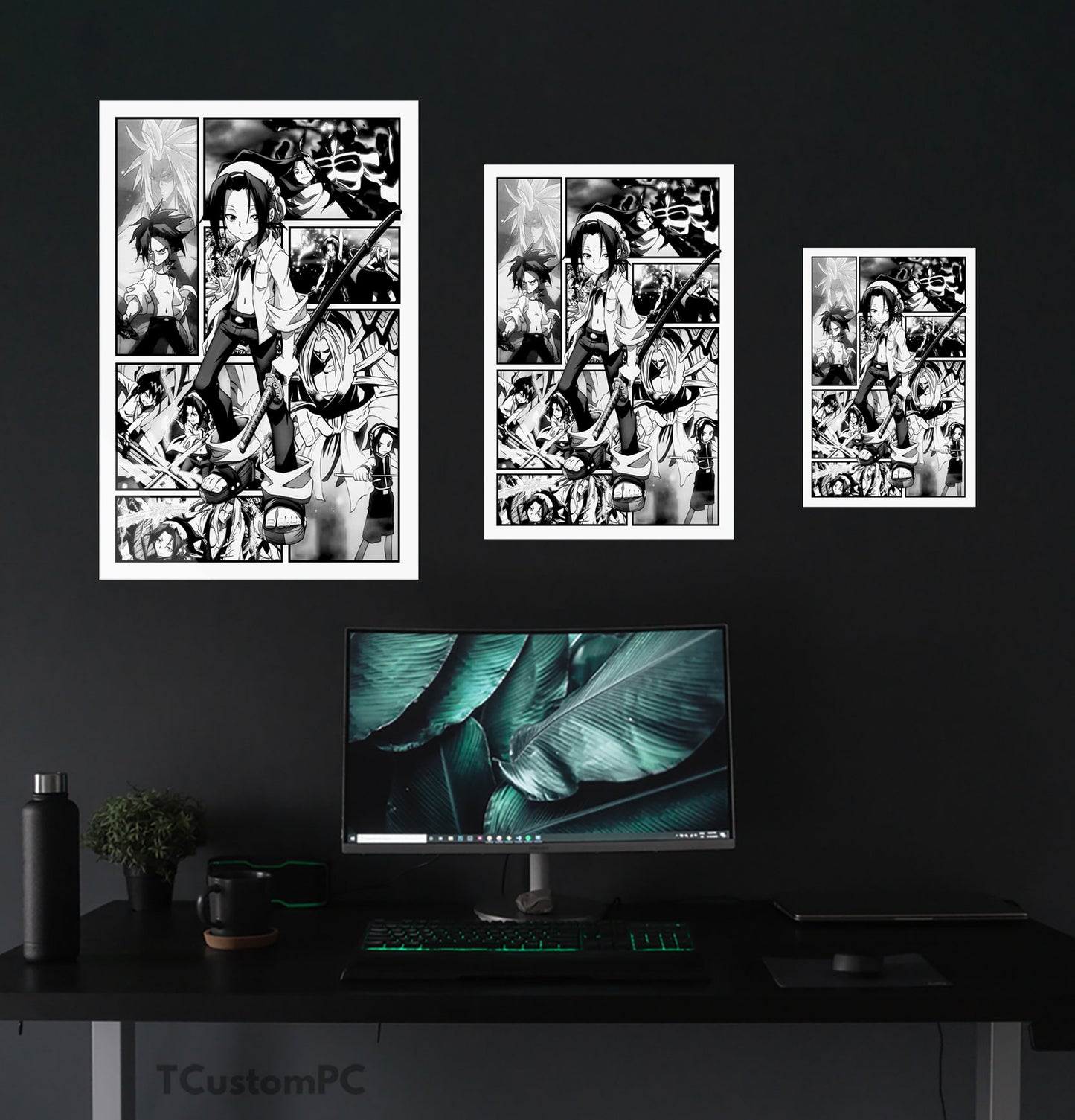 New Manga Style 12 Yoh Asakura painting