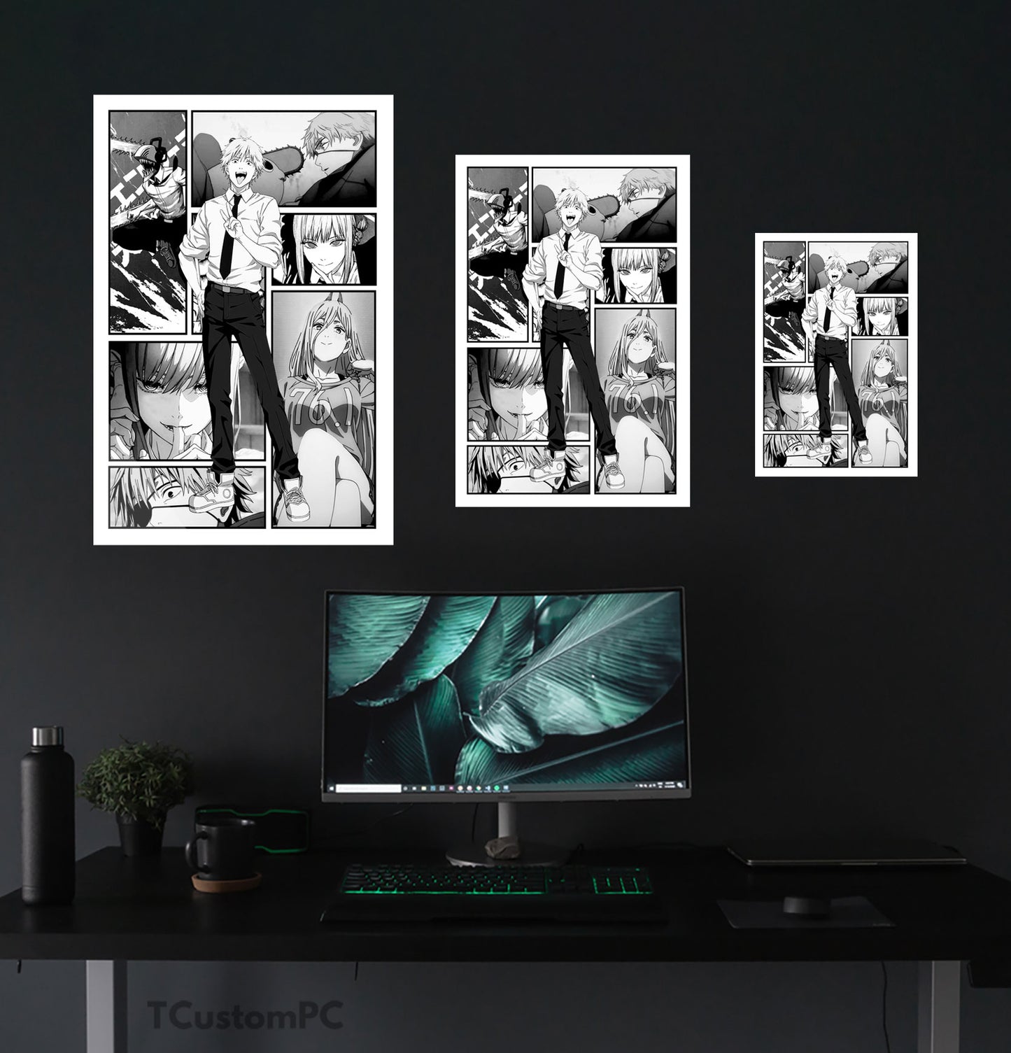 New Manga Style 41 Denji Chainsaw Man Frame