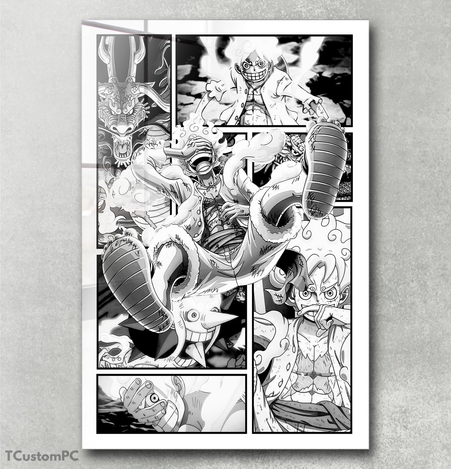 Cuadro New Manga Style 62 Luffy Gear5