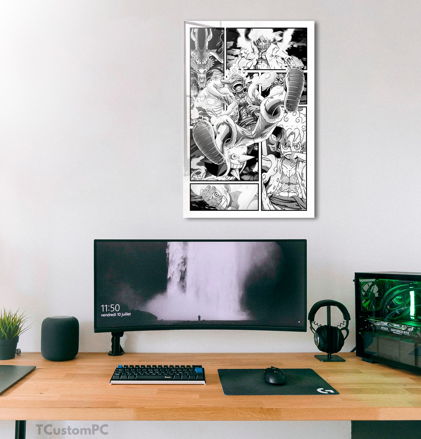 Cuadro New Manga Style 62 Luffy Gear5