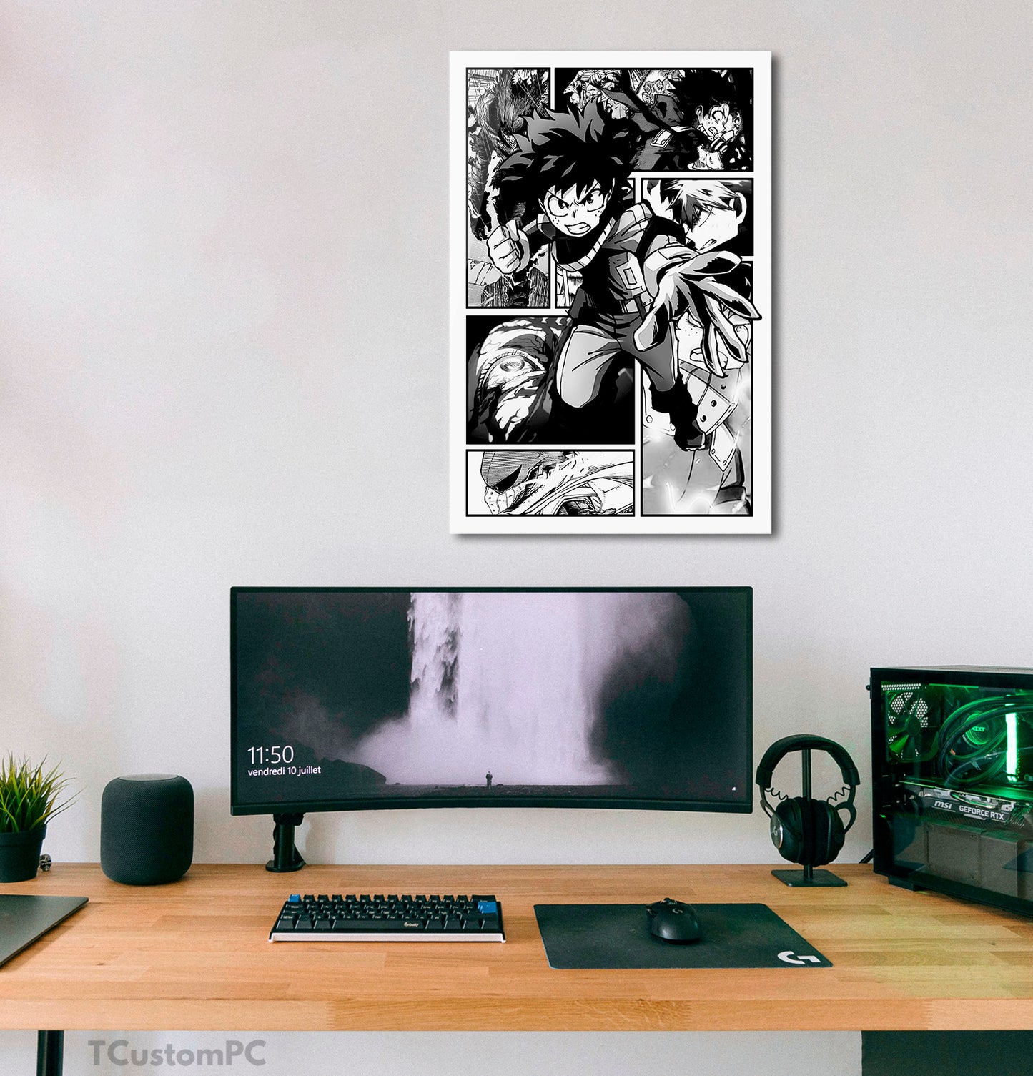 Cuadro New Manga Style 10 Deku