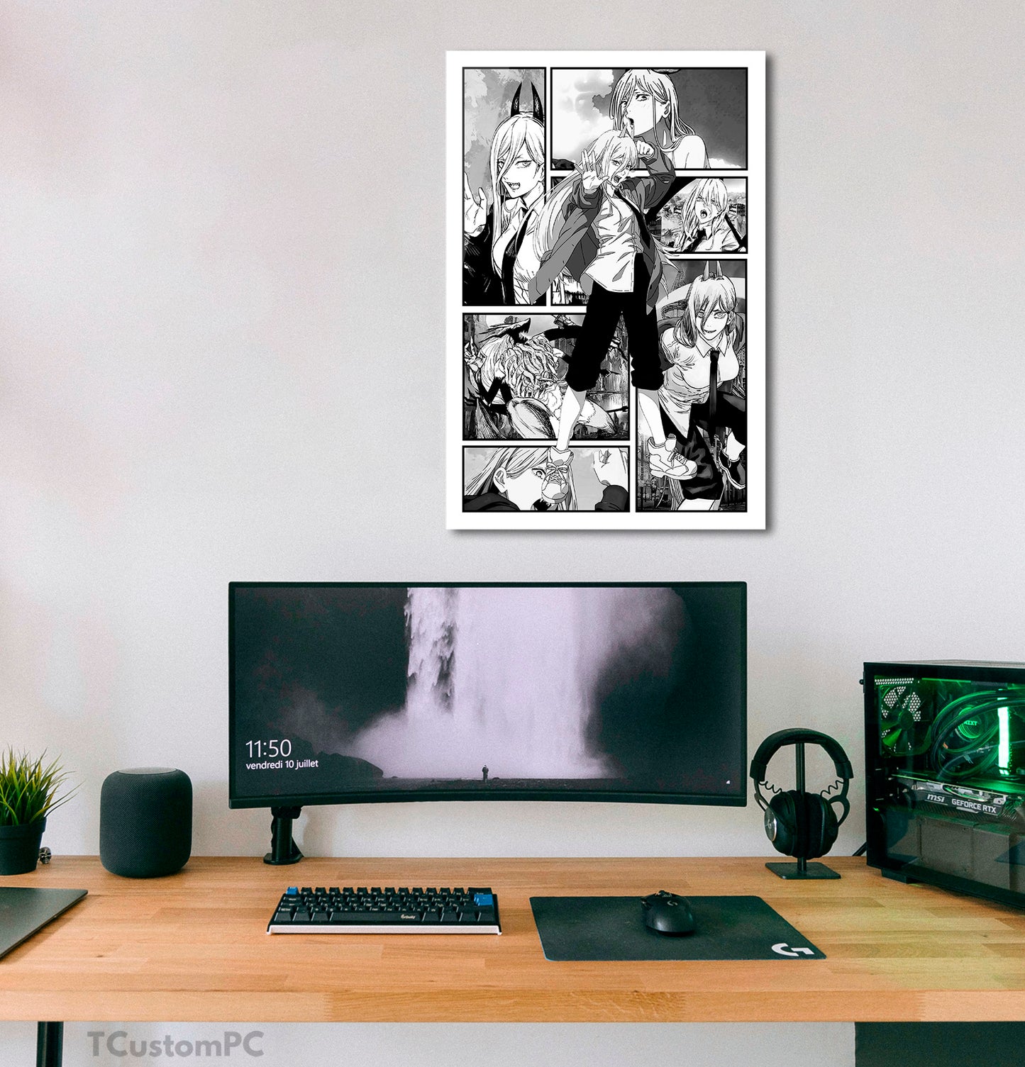 New Manga Style 42 Power Frame