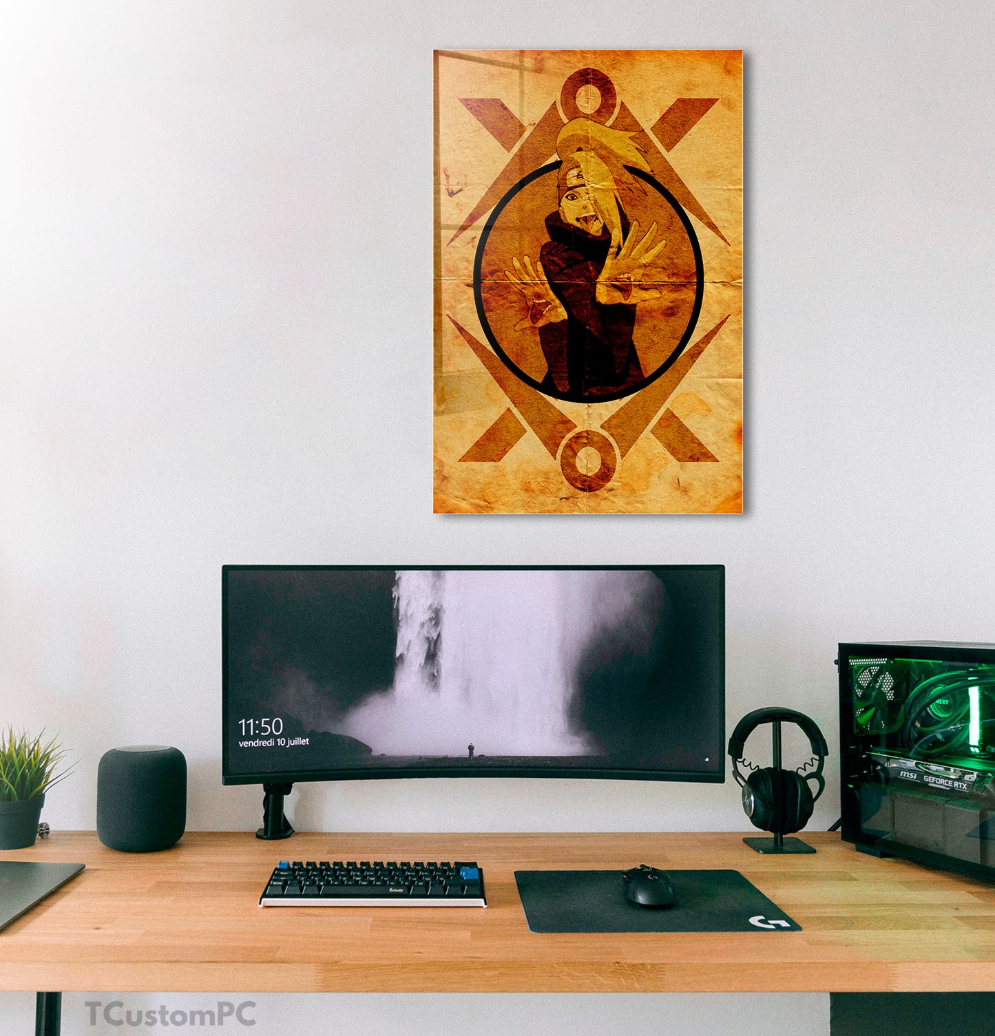 Pintura Deidara do Universo Ninja 15