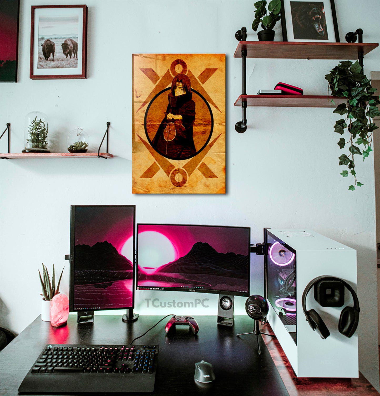 Pintura de Itachi do Universo Ninja 4