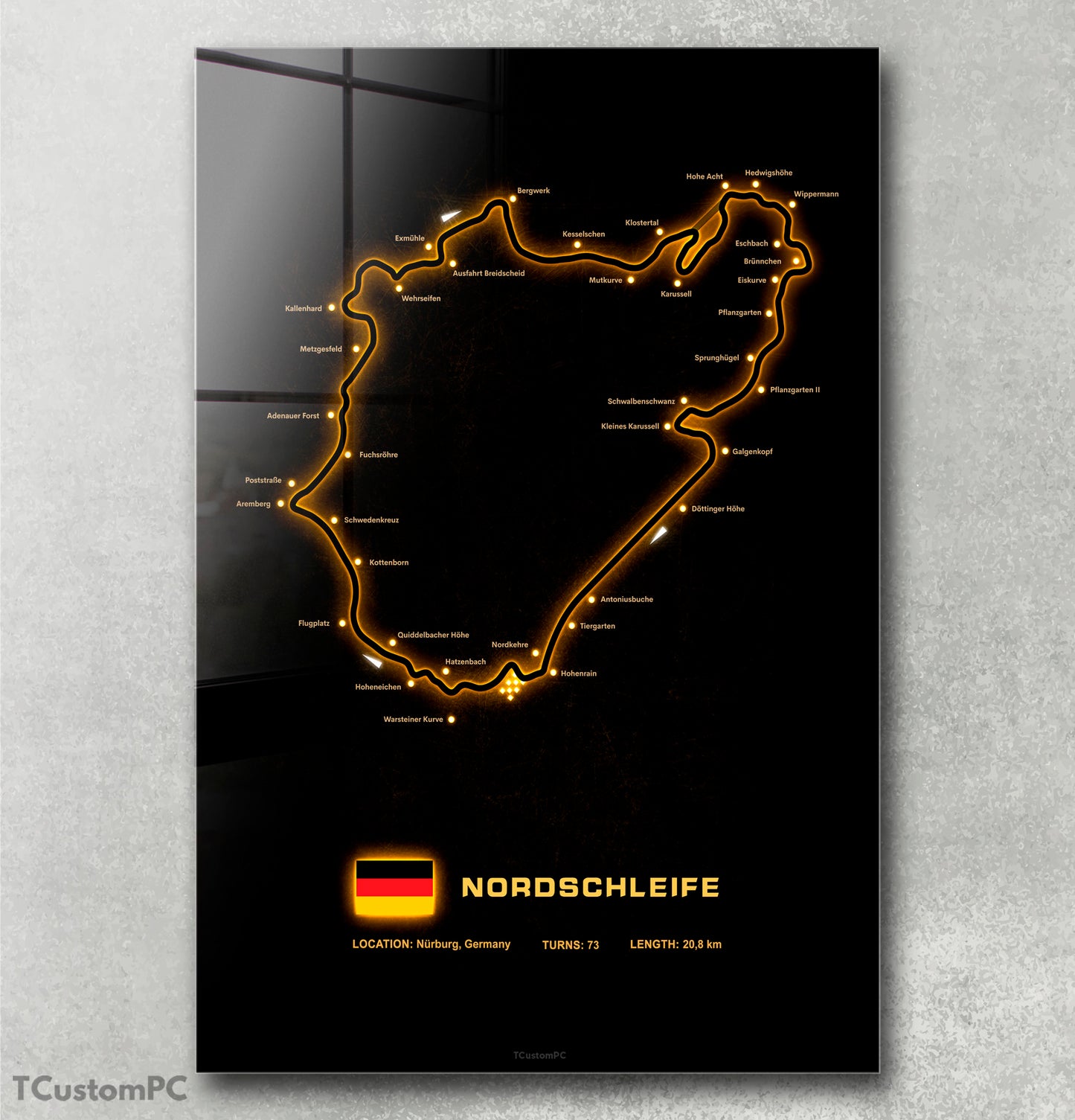 Cuadro Nurburgring Circuit
