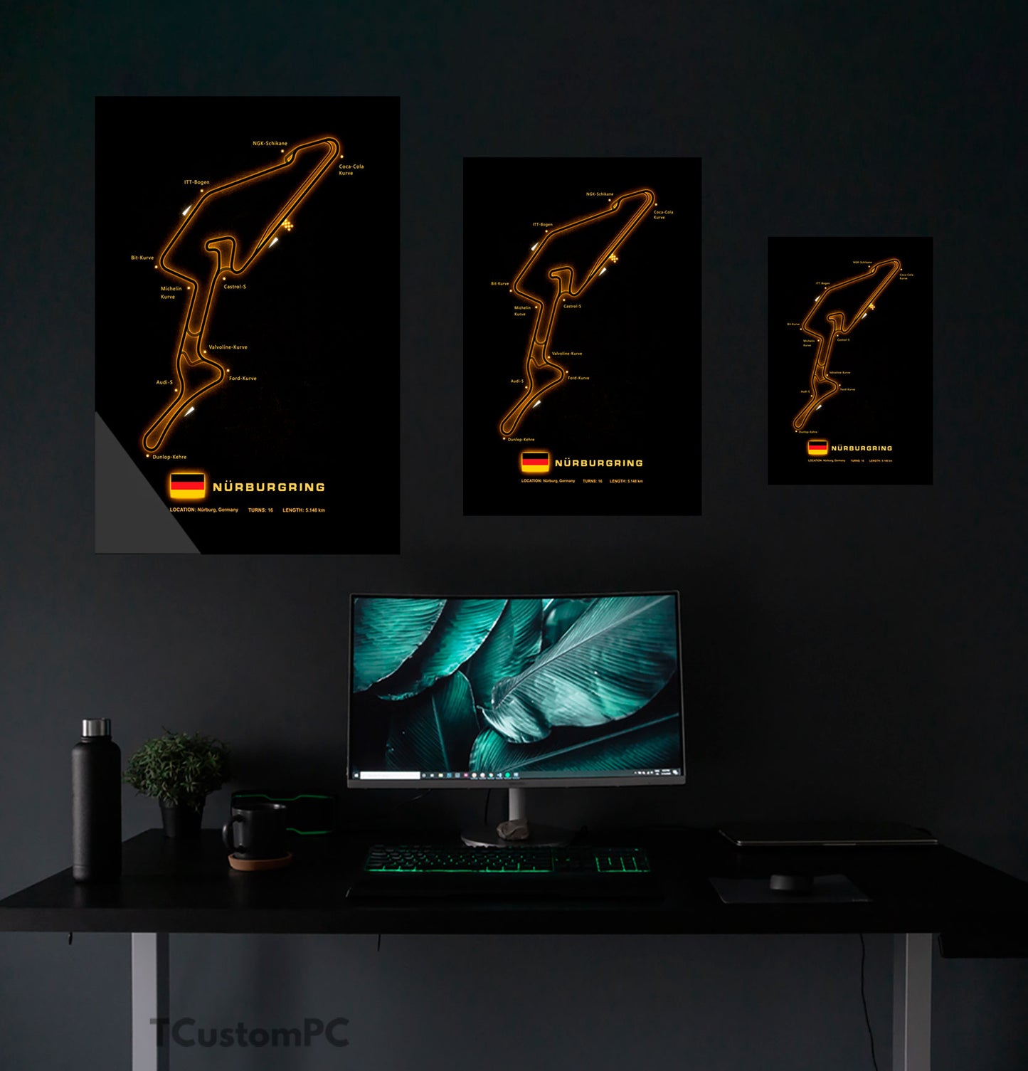 Cuadro Nurburgring complete Circuit