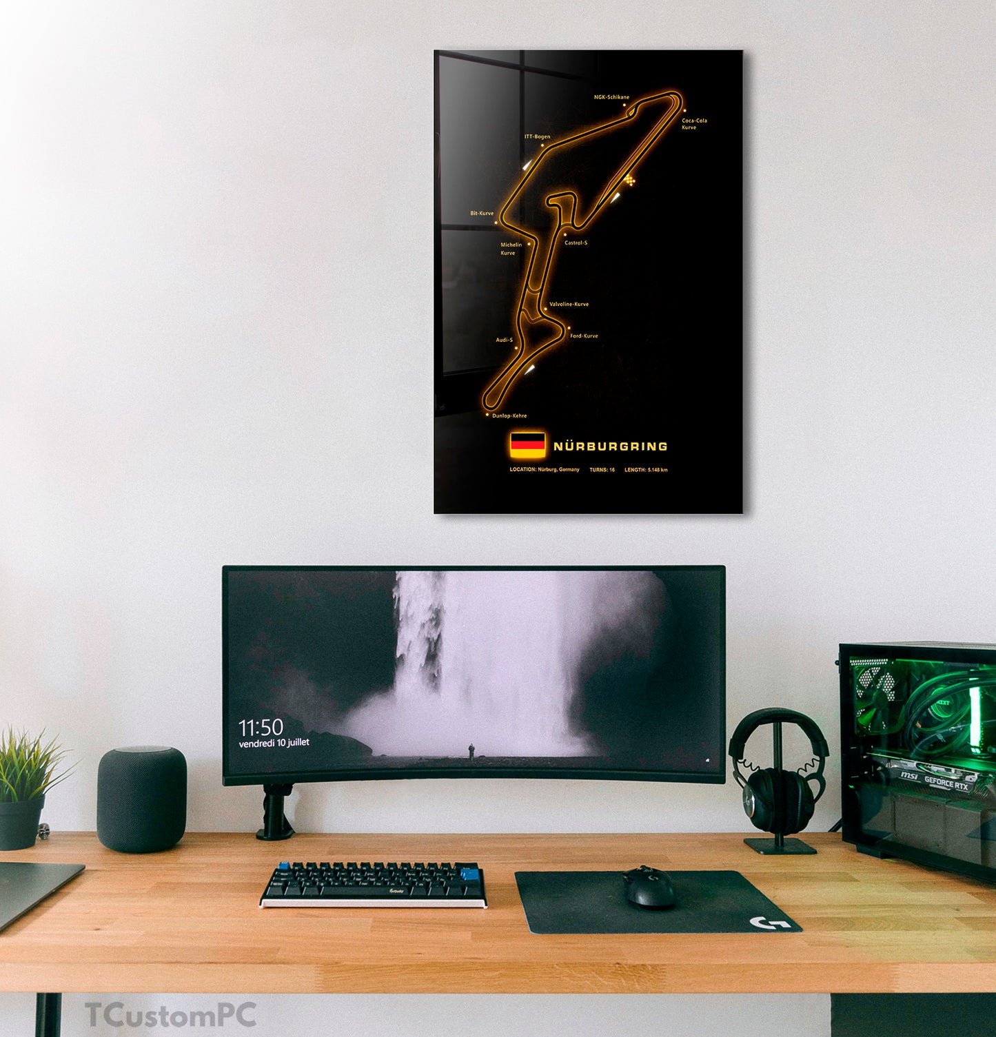 Cuadro Nurburgring complete Circuit