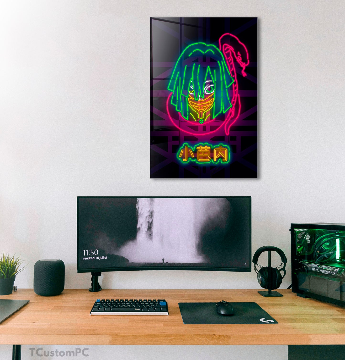 Cuadro Obanai Neon