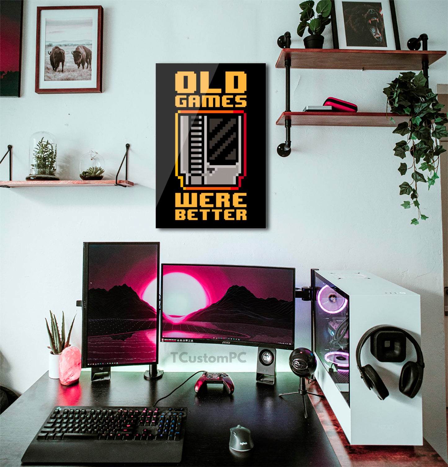 Cuadro Old Games Were Better