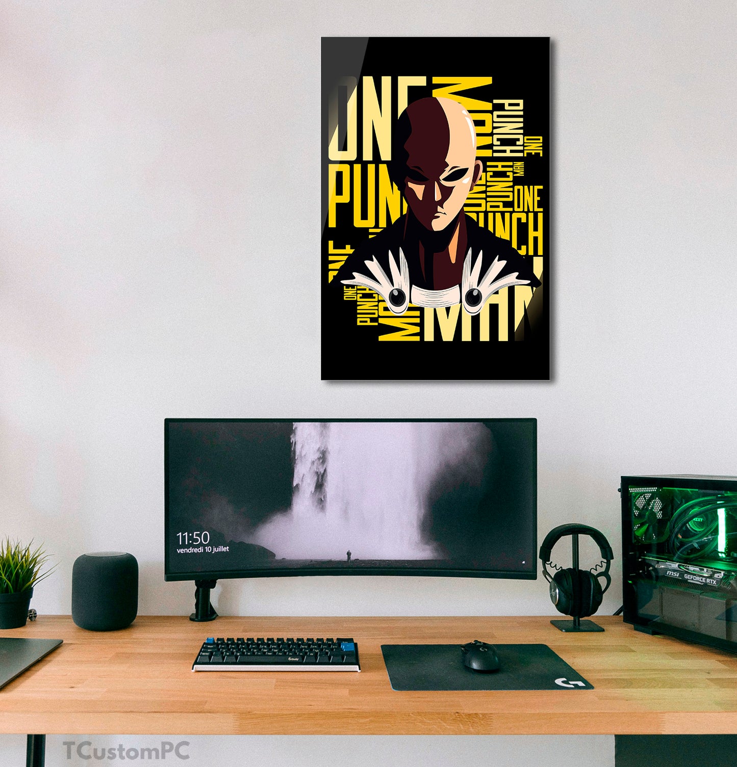 Cuadro de One Punch Man, Saitama