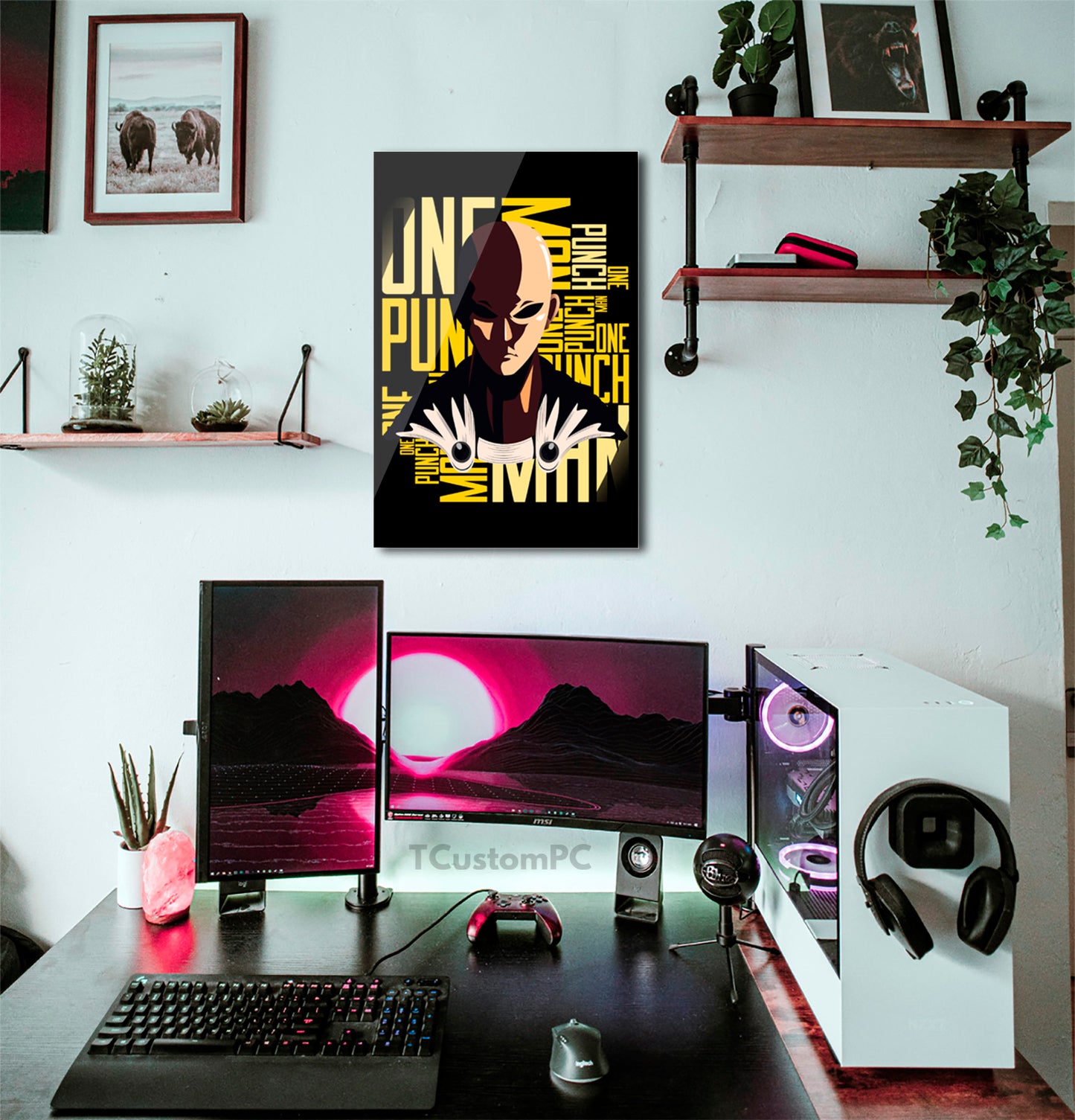 Cuadro de One Punch Man, Saitama