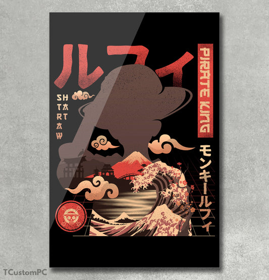 Cuadro de One piece, Luffy "Pirate King"