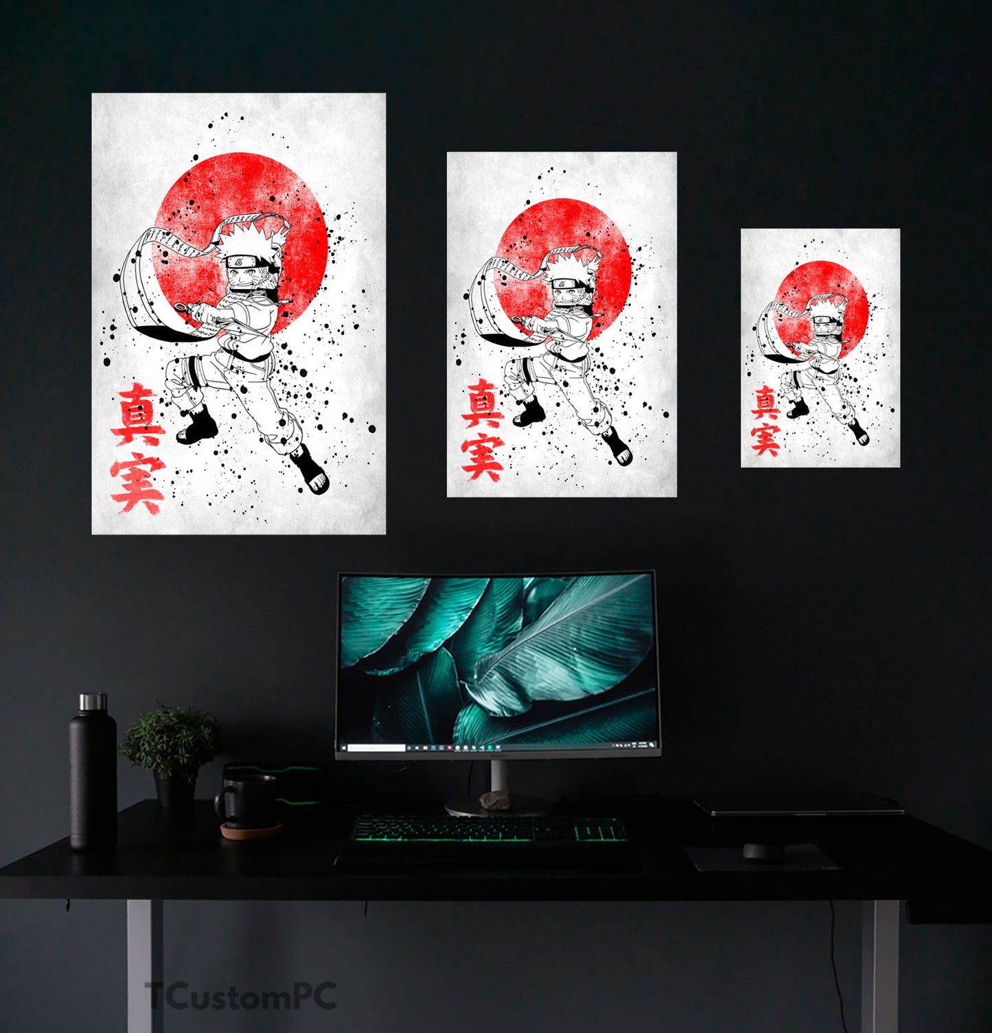 Pintura Oni 121 Naruto criança