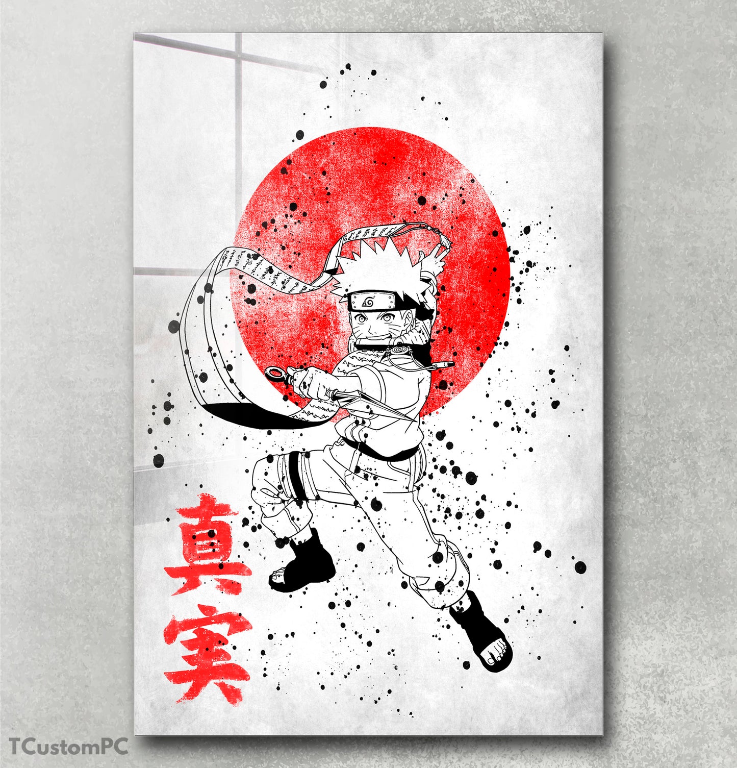 Pintura Oni 121 Naruto criança