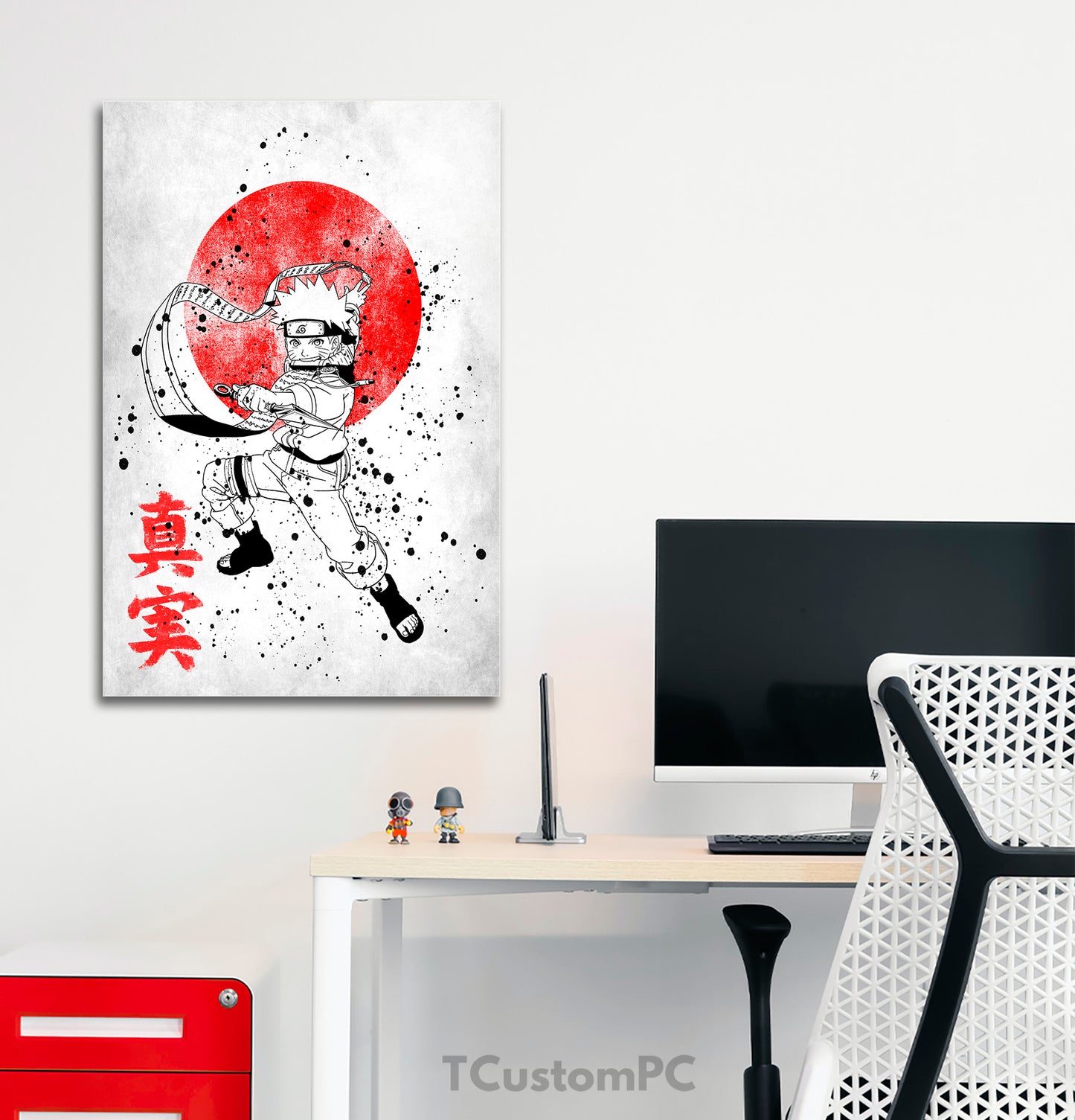 Pintura Oni 121 Naruto criança