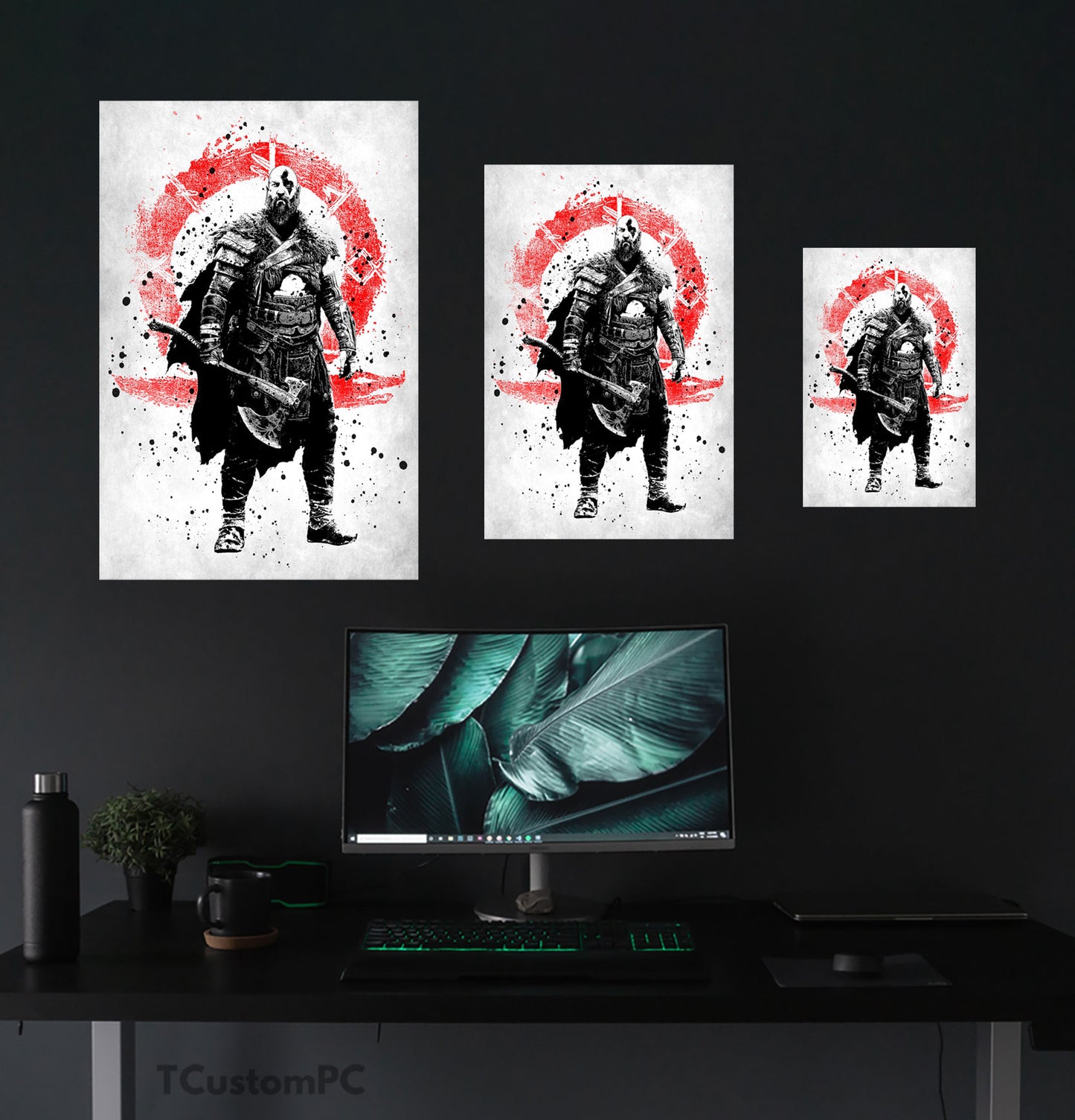 Cuadro Oni War Kratos