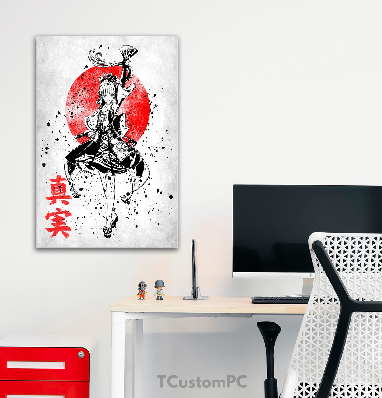 Cuadro Oni 71 Genshin Impact Kamisato Ayaka