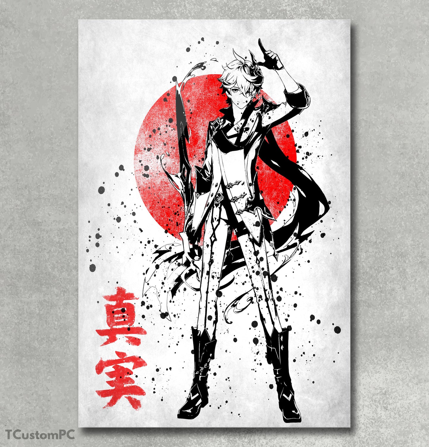 Cuadro Oni 86 Genshin Impact Tartaglia