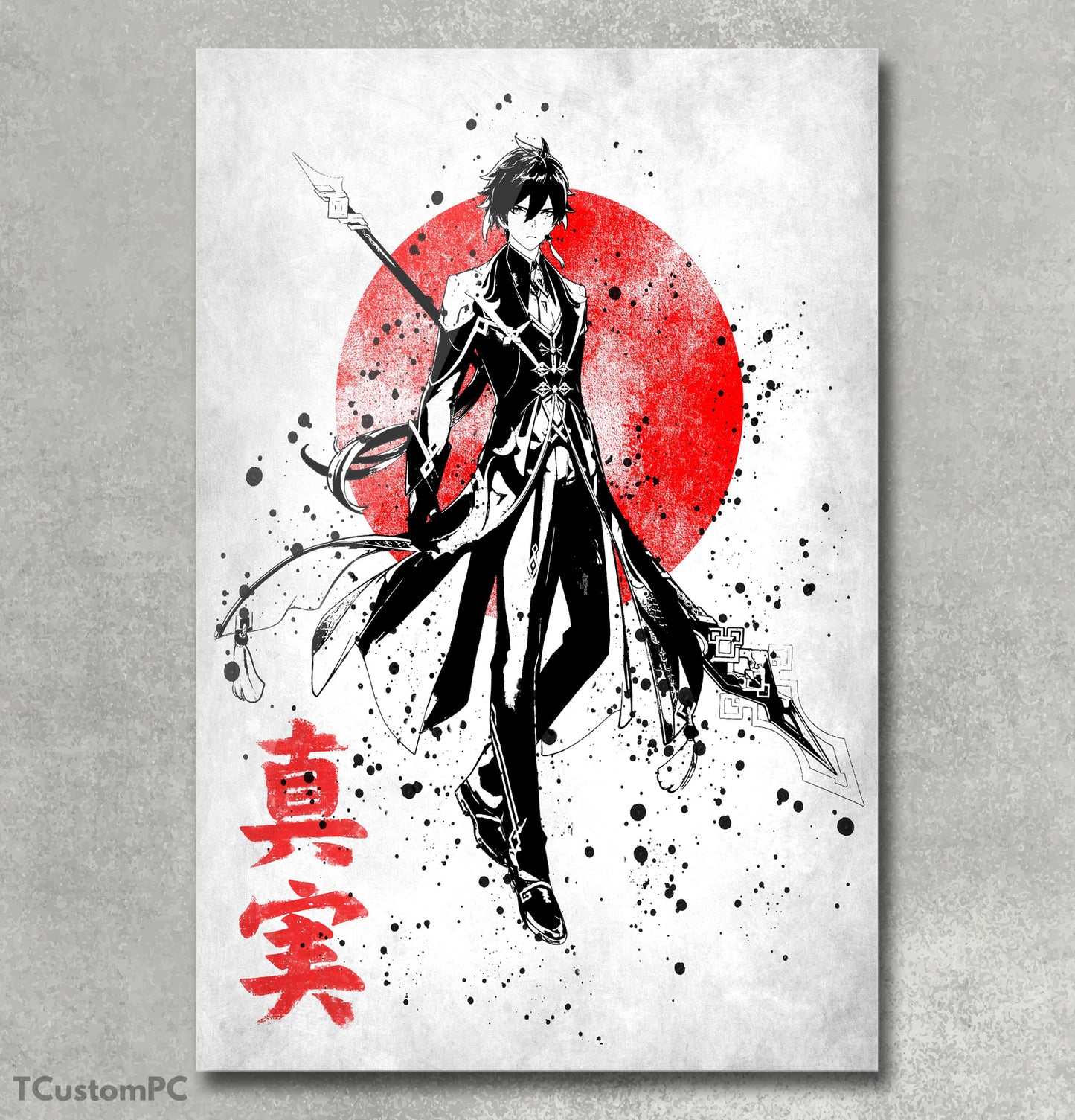 Cuadro Oni 89 Genshin Impact Zhongli