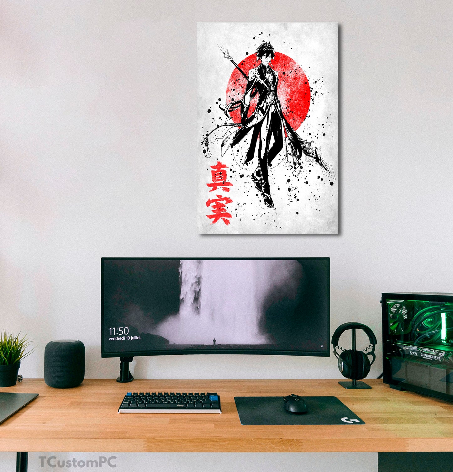 Cuadro Oni 89 Genshin Impact Zhongli