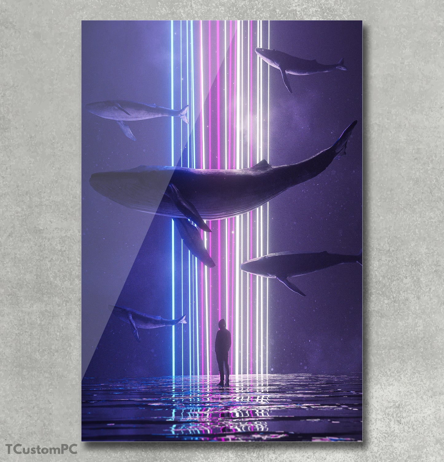 Cuadro Paisaje "Whale"