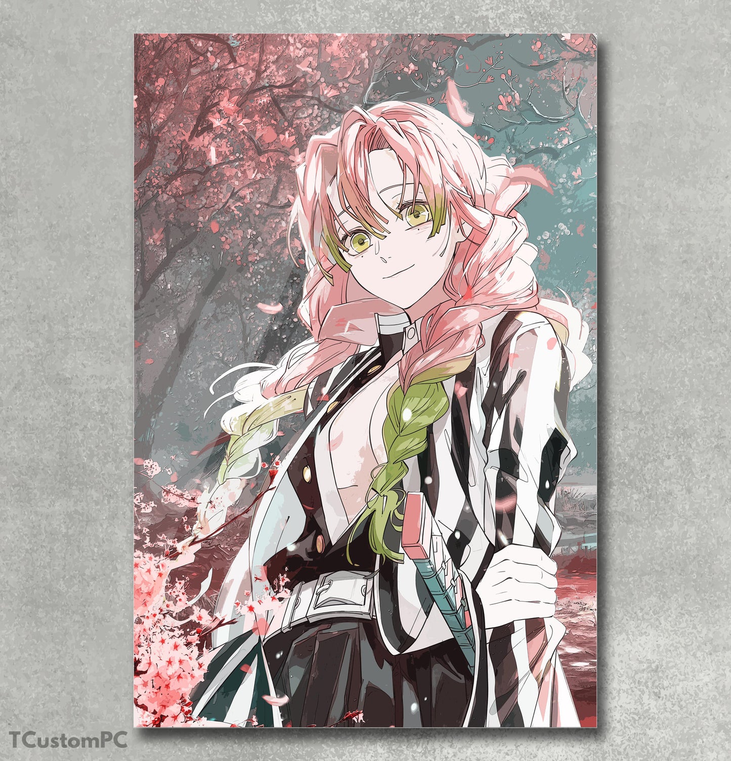 Pink Swordmaster Mitsuri painting