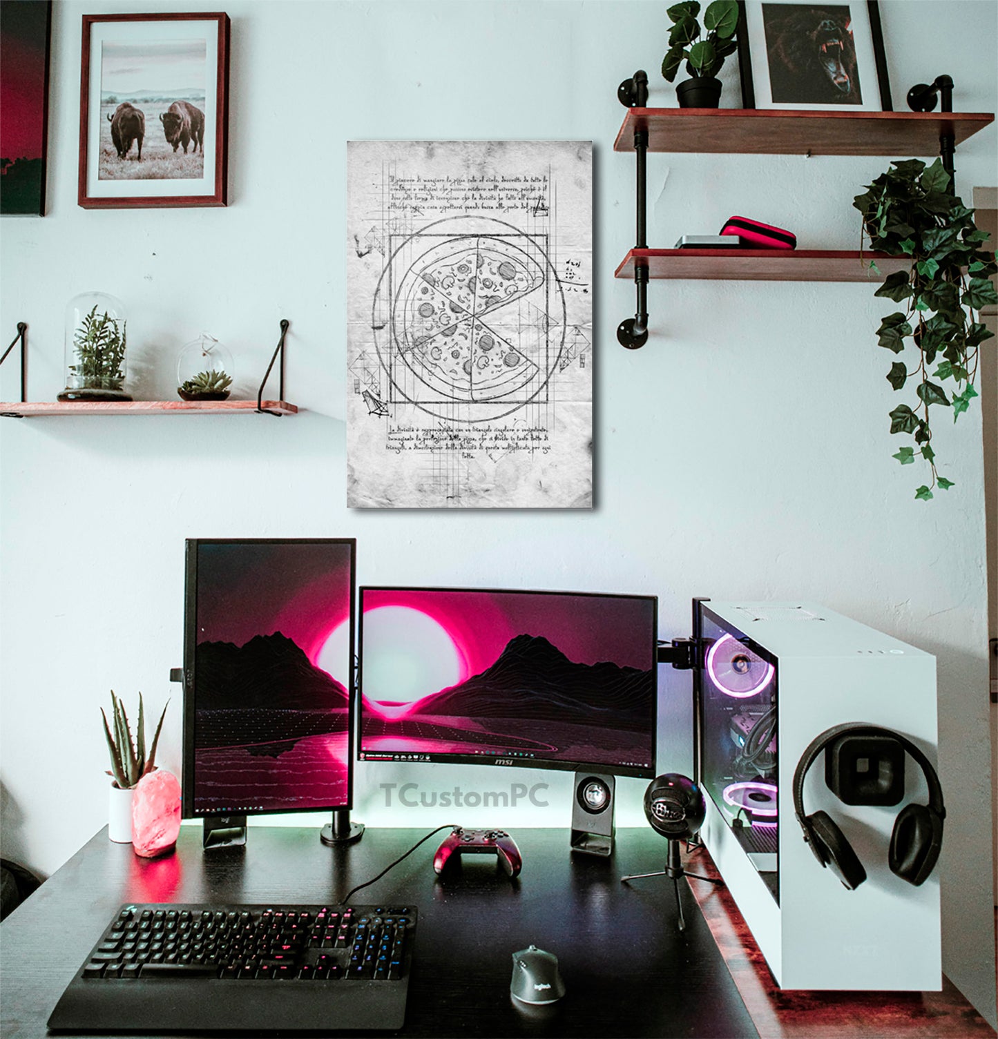 Pizzavinchi painting