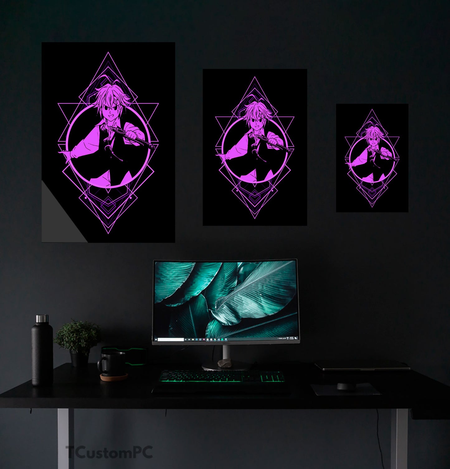 Prisma Guerreiro 28 Pintura Meliodas