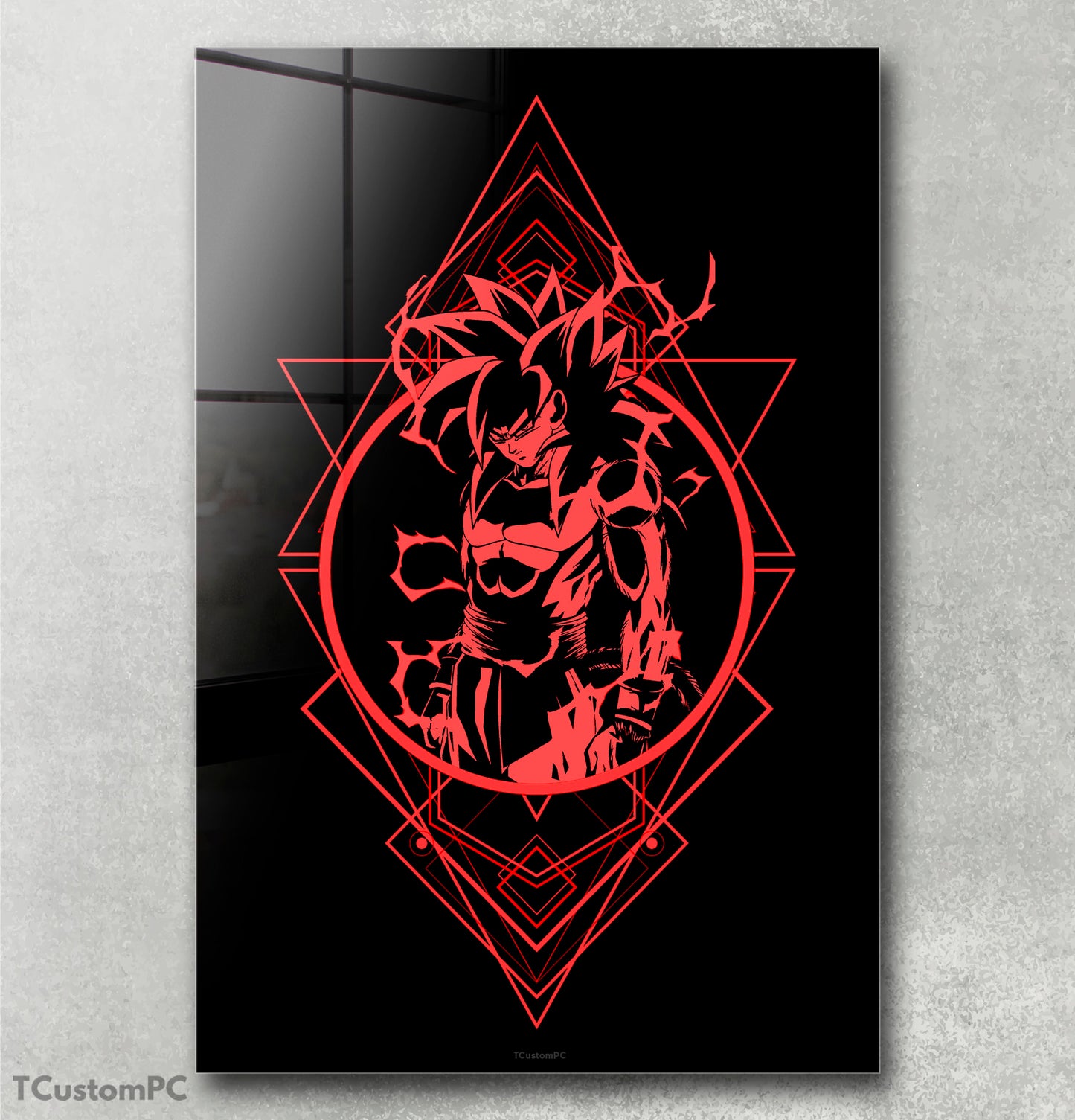 Pintura Prism Warrior 30 Goku Super Saiyan 4
