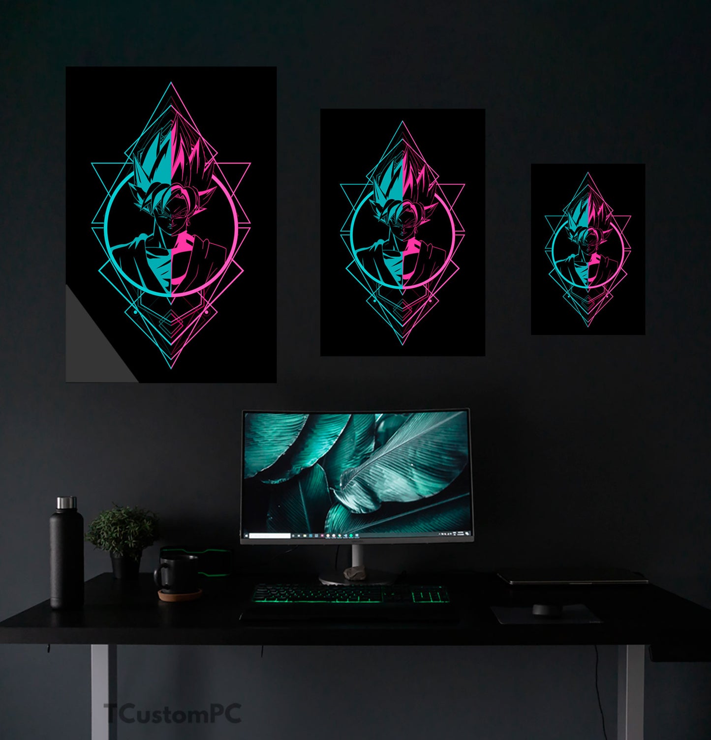 Pintura de Goku Guerreiro Prisma 8